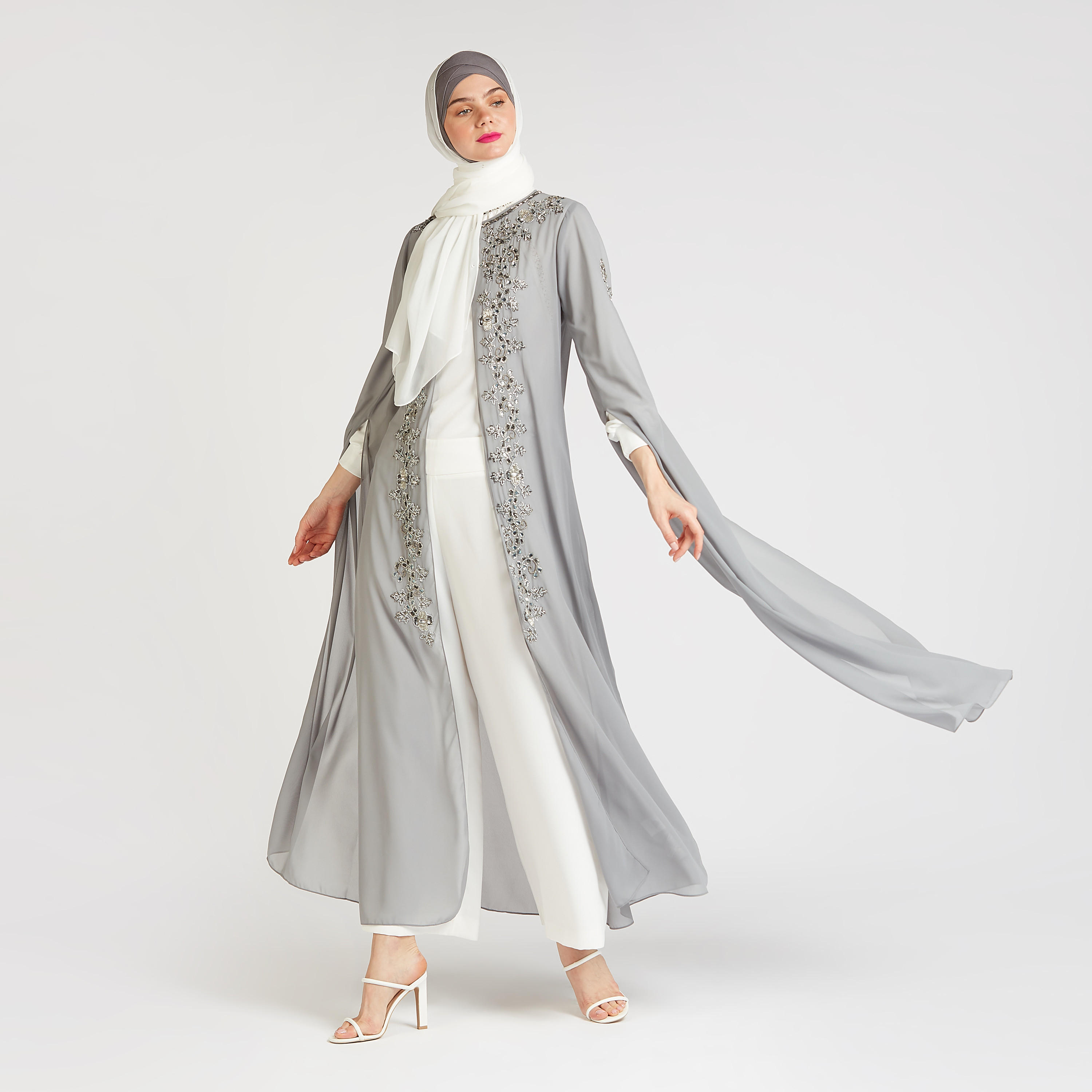 Embellished Longline Jacket-women-winterwear-coatsandjackets-jackets-image-1