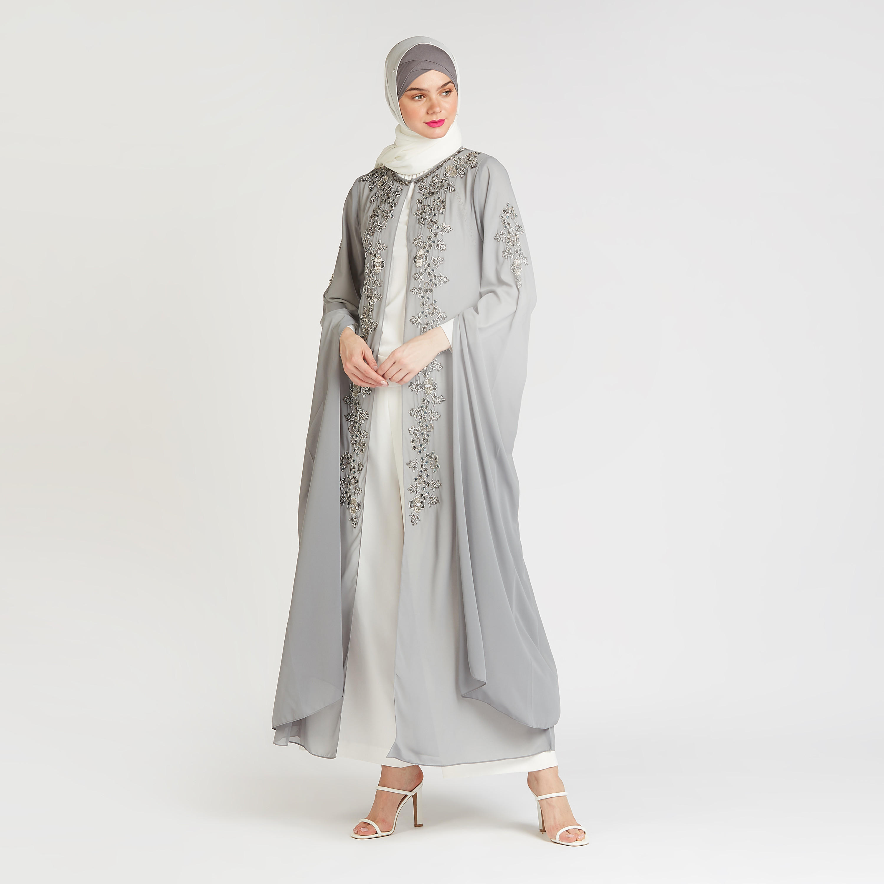 Embellished Longline Jacket-women-winterwear-coatsandjackets-jackets-image-3