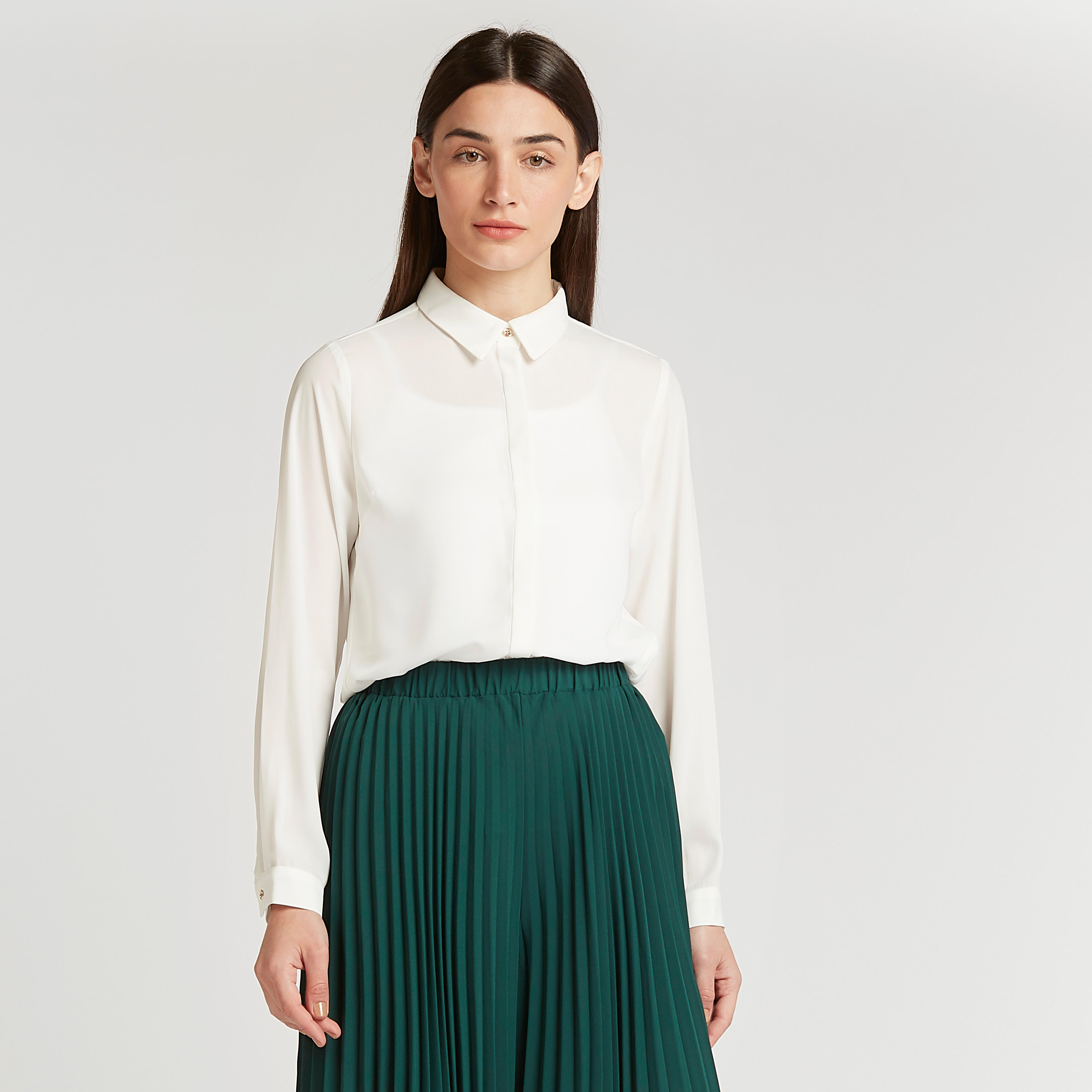 قميص سادة بأكمام طويلة ووصلة أزرار مخفيّة-women-clothing-shirtsandblouses-shirts-image-3