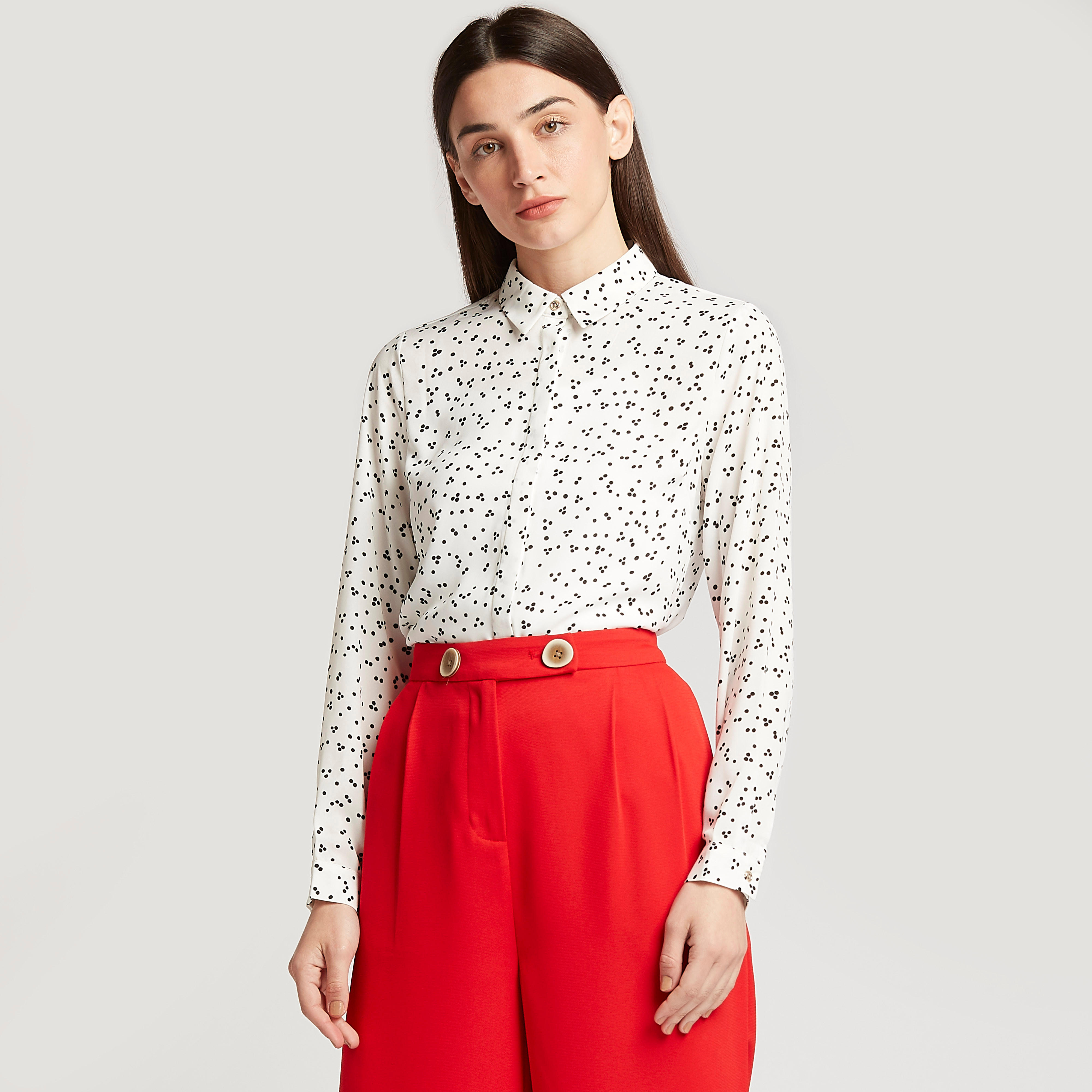 قميص بطبعات بأكمام طويلة ووصلة أزرار مخفية-women-clothing-shirtsandblouses-shirts-image-3