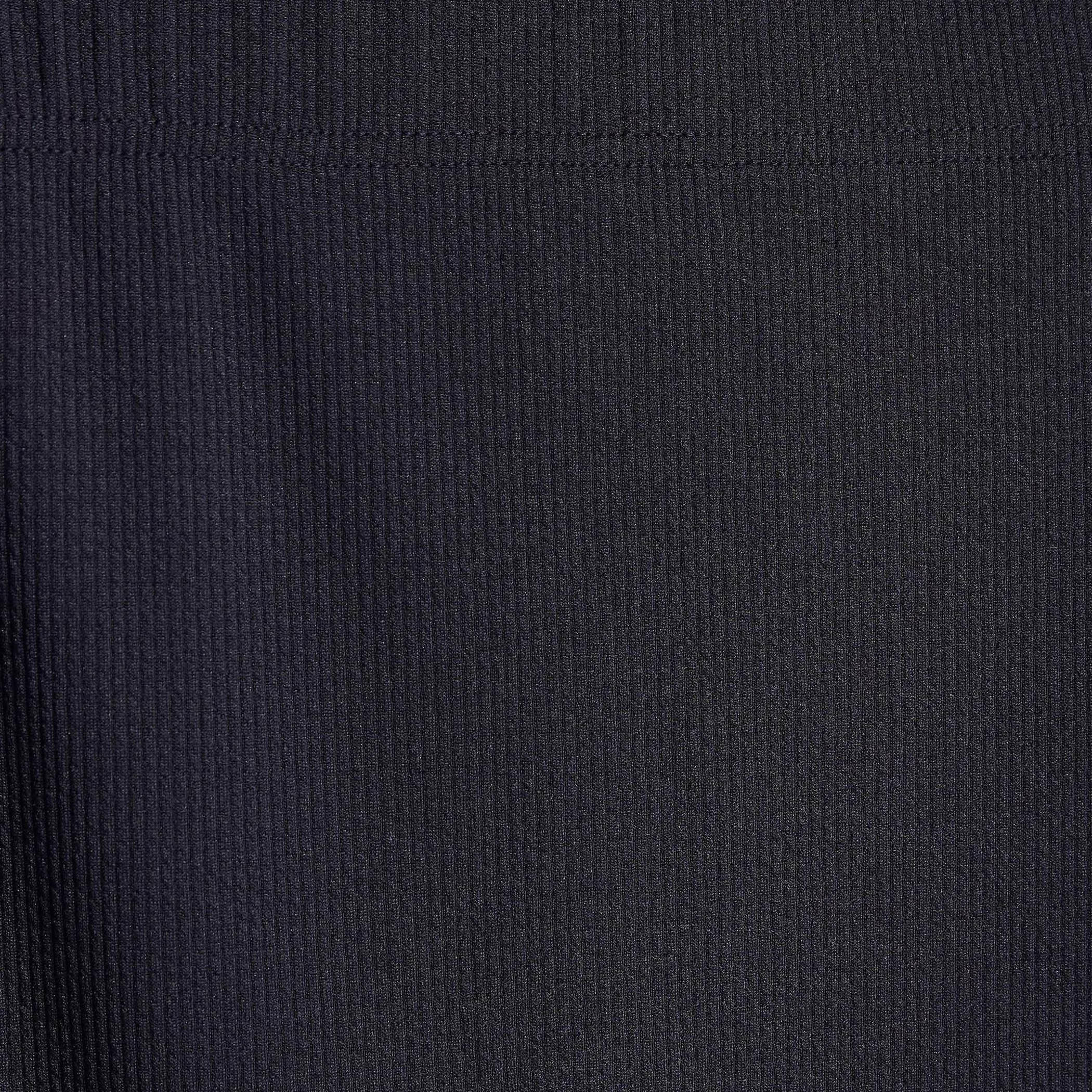 تنورة ضيّقة سادة طويل بخصر مطّاطي وفتحة جانبية-women-clothing-bottoms-skirts-image-3