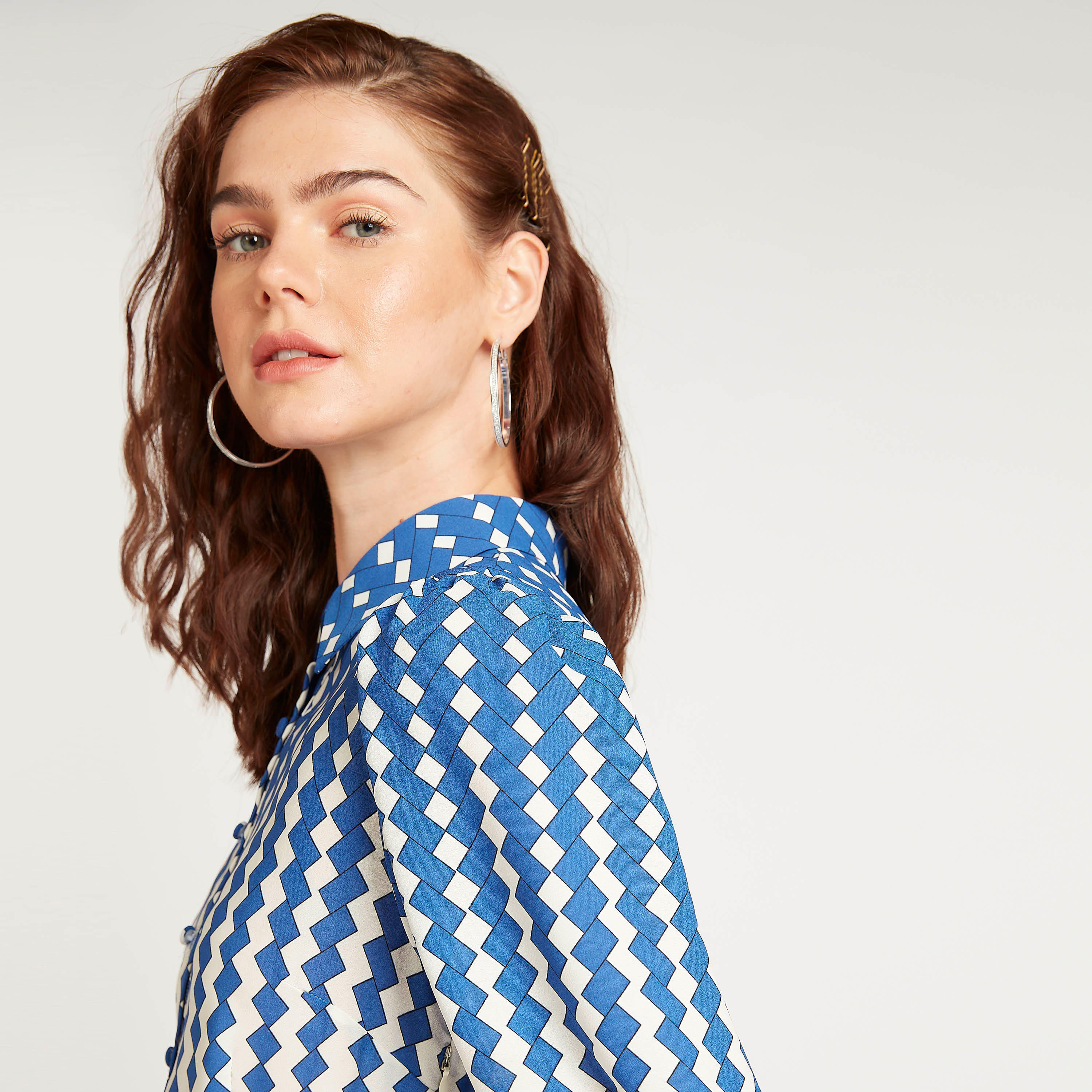 فستان مستدام ميدي إيه لاين بطبعات وحزام-women-clothing-dresses-image-2