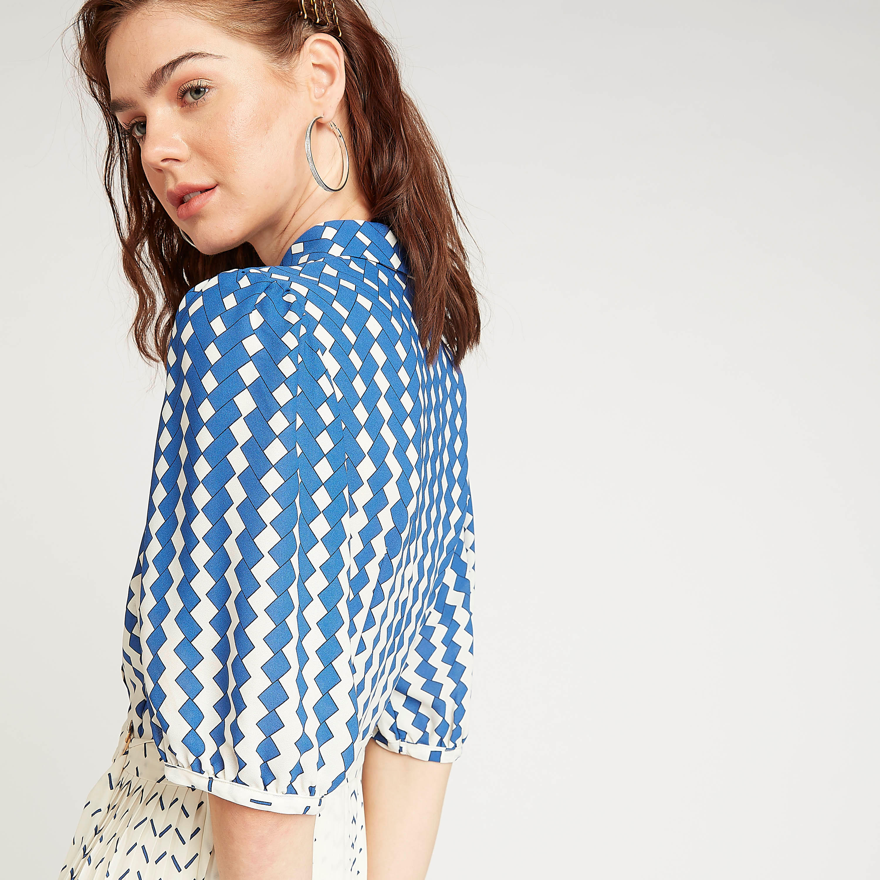 فستان مستدام ميدي إيه لاين بطبعات وحزام-women-clothing-dresses-image-6