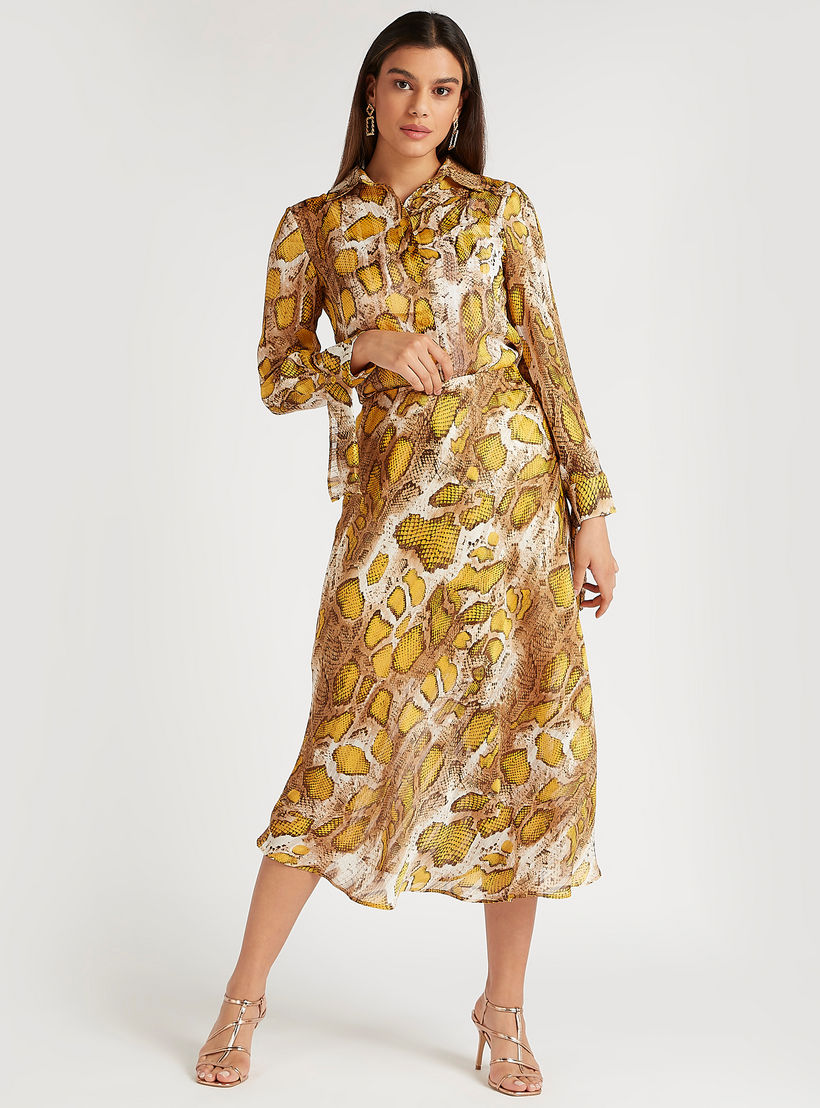 Printed Midi Casual A-line Skirt-women-clothing-bottoms-skirts-image-5
