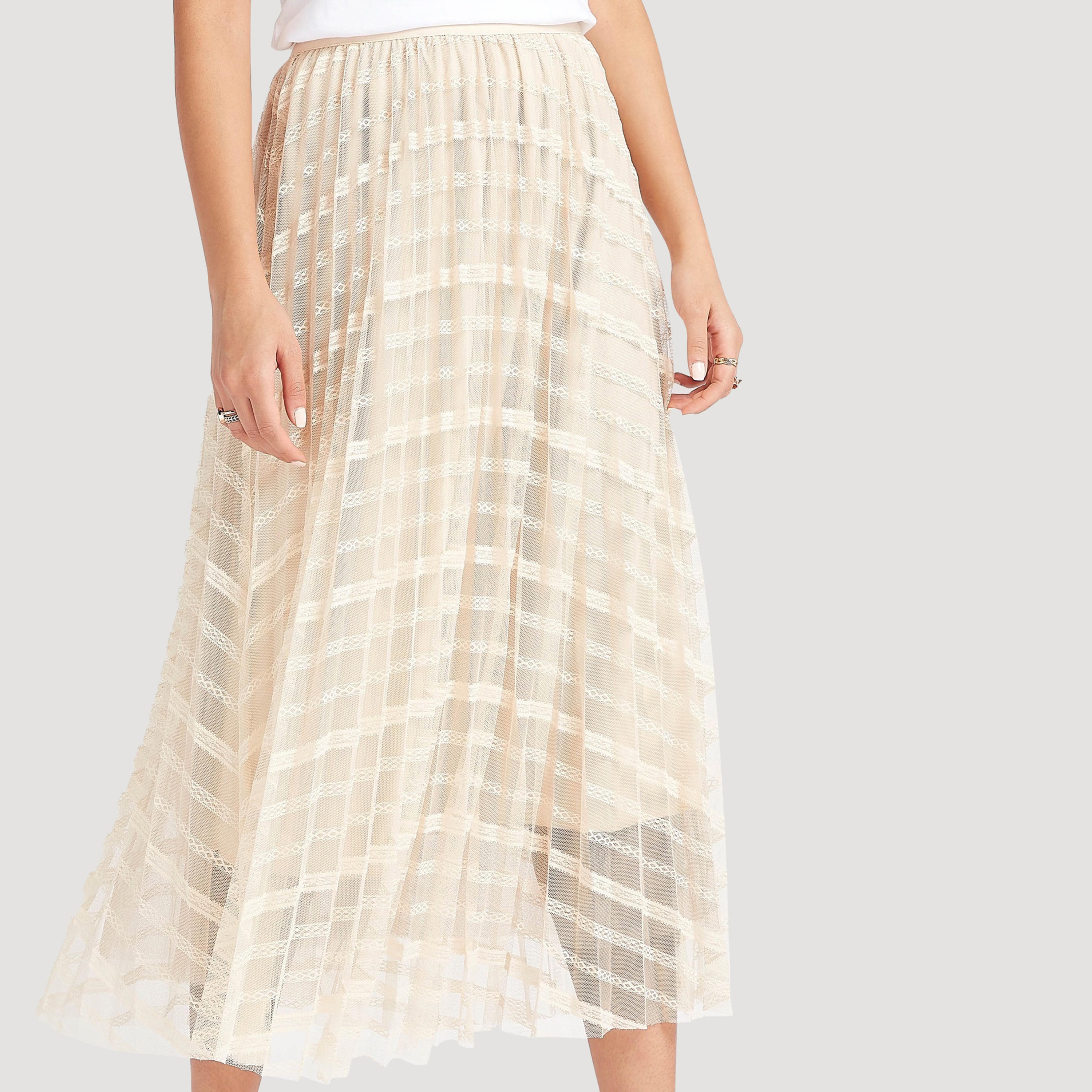 تنورة ميدي إيه لاين بتفاصيل دانتيل-women-clothing-bottoms-skirts-image-5