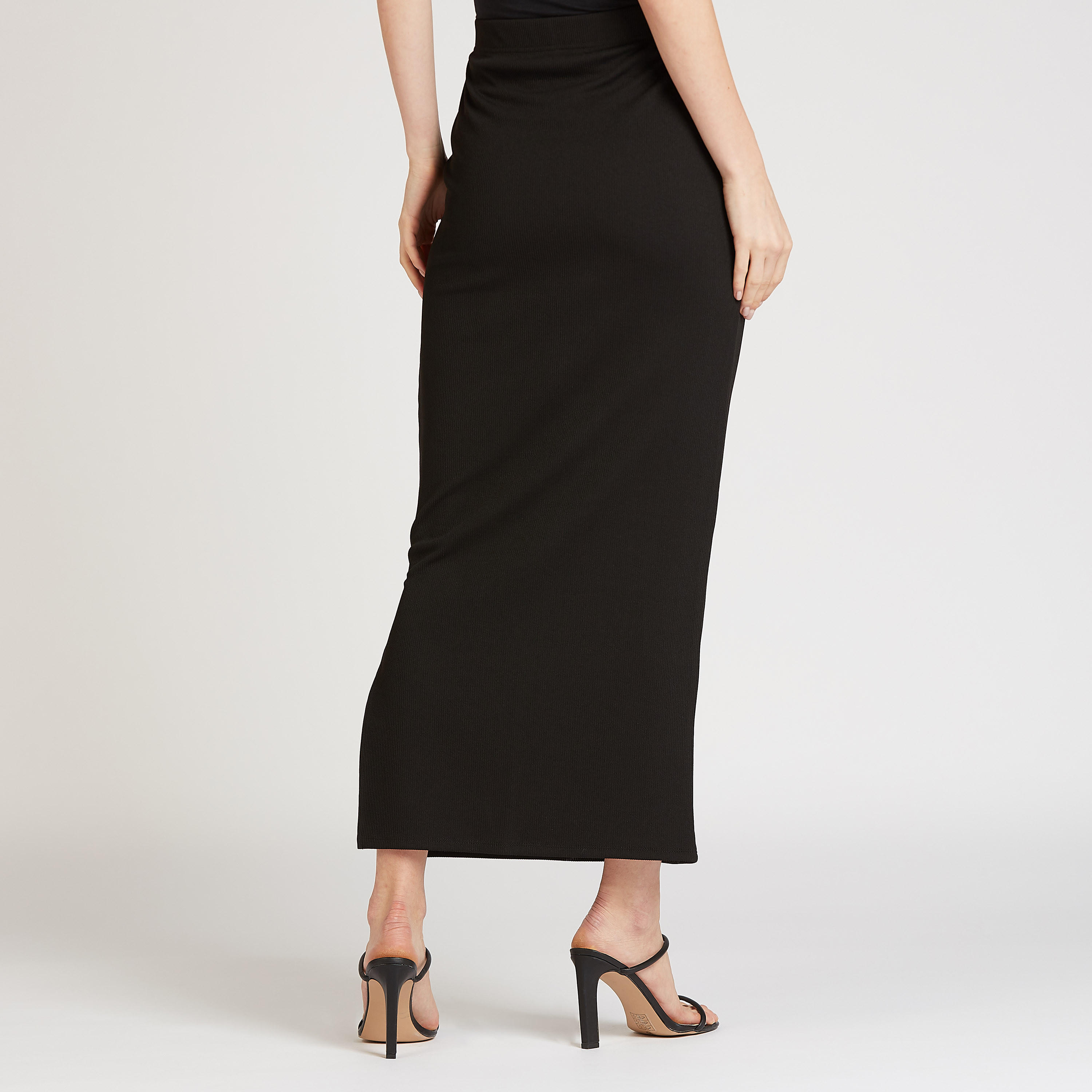 تنّورة طويلة ضيّقة رسمية بتفاصيل مضلّعة وفتحة جانبيّة-women-clothing-bottoms-skirts-image-4