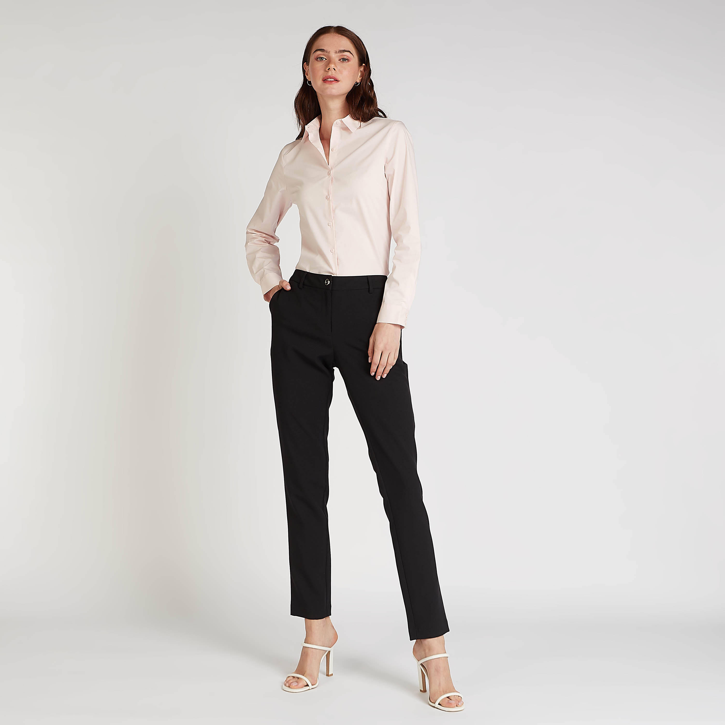 قميص سادة سليم فيت بياقة عاديّة وأكمام طويلة-women-clothing-shirtsandblouses-shirts-image-3