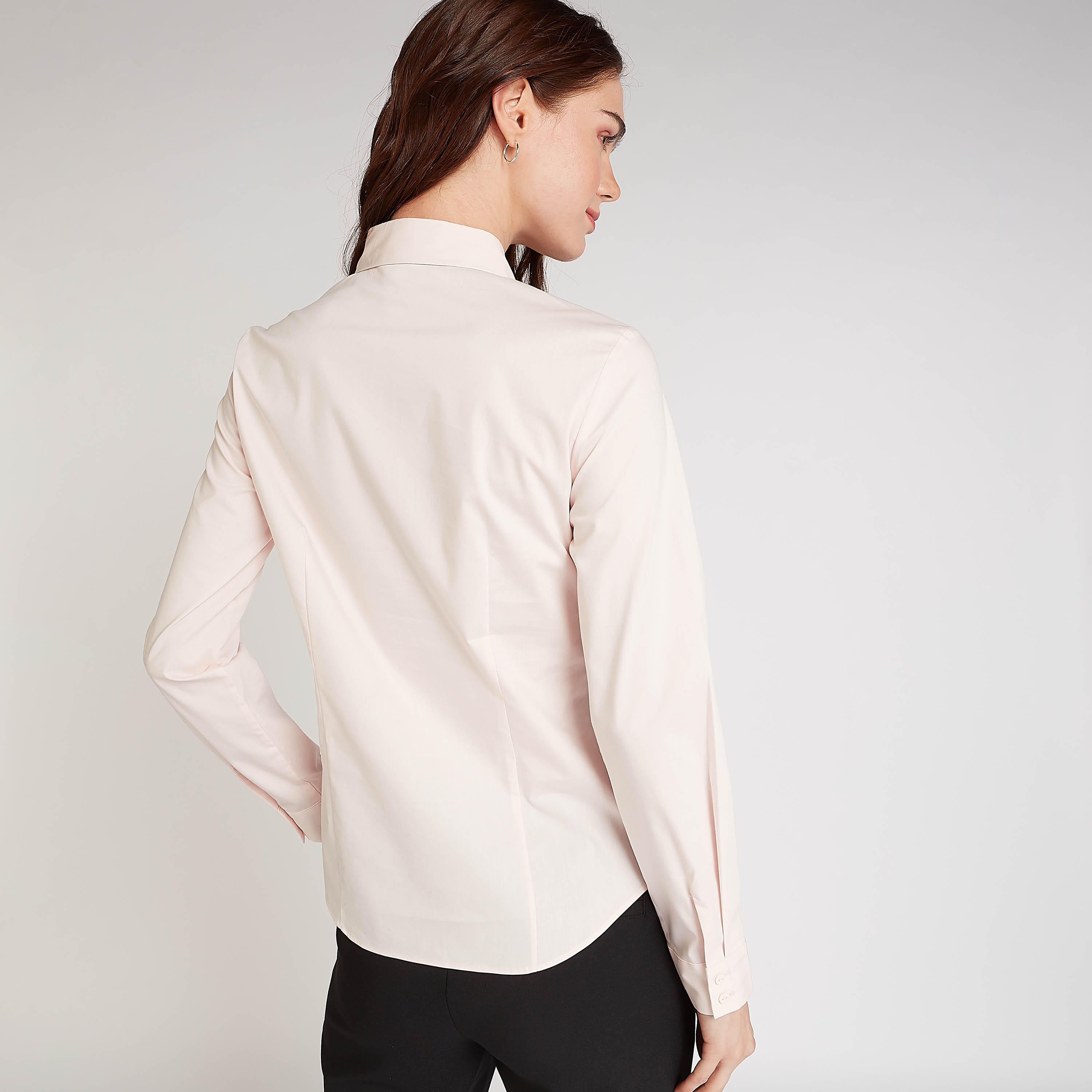 قميص سادة سليم فيت بياقة عاديّة وأكمام طويلة-women-clothing-shirtsandblouses-shirts-image-1
