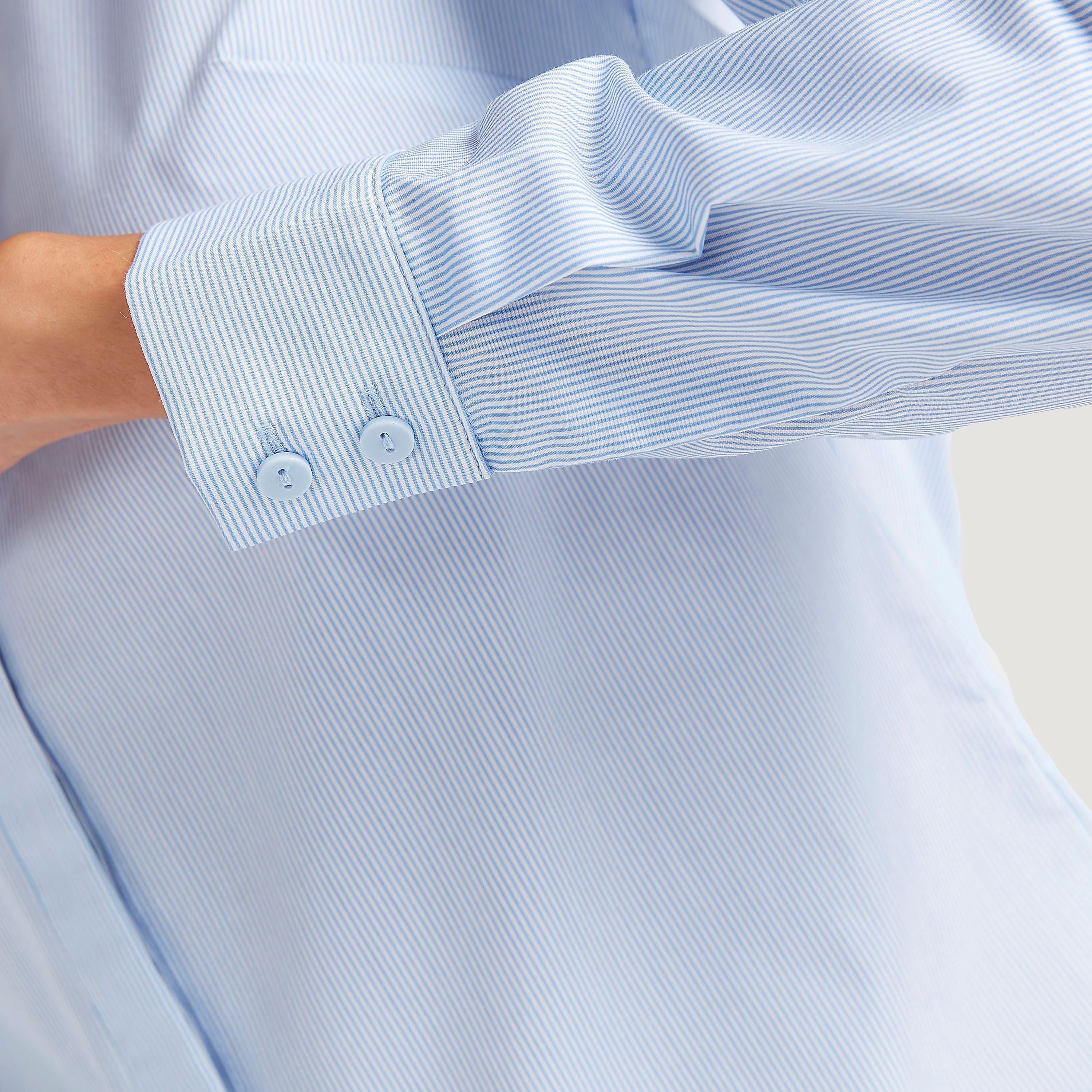قميص مخطّط بأكمام طويلة وياقة ماندارين-women-clothing-shirtsandblouses-shirts-image-5