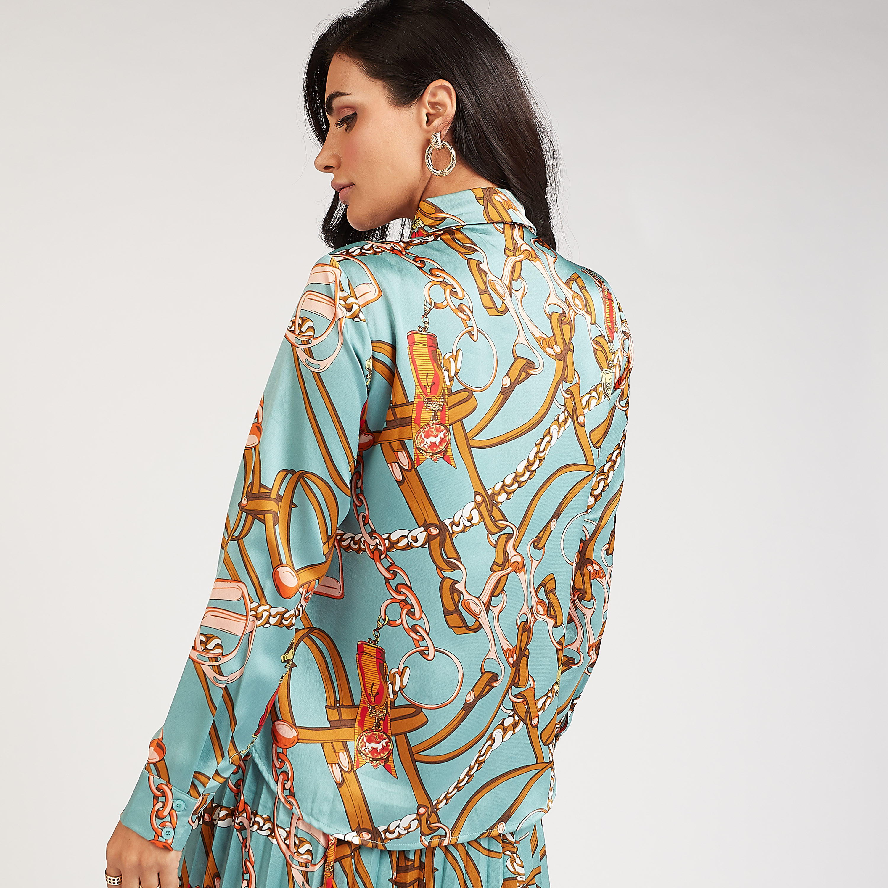 بلوزة مستدامة بطبعات وربطة عنق وأكمام طويلة-women-clothing-shirtsandblouses-blouses-image-4