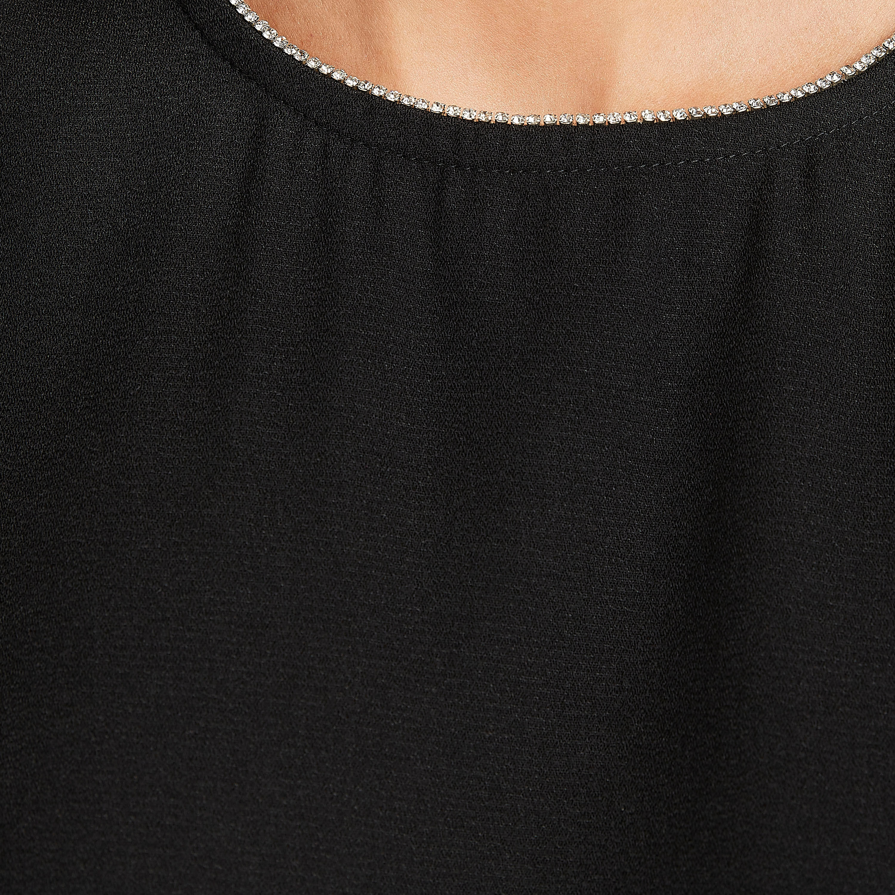بلوزة بارزة الملمس بأكمام واسعة وياقة ضيقة-women-clothing-shirtsandblouses-blouses-image-5