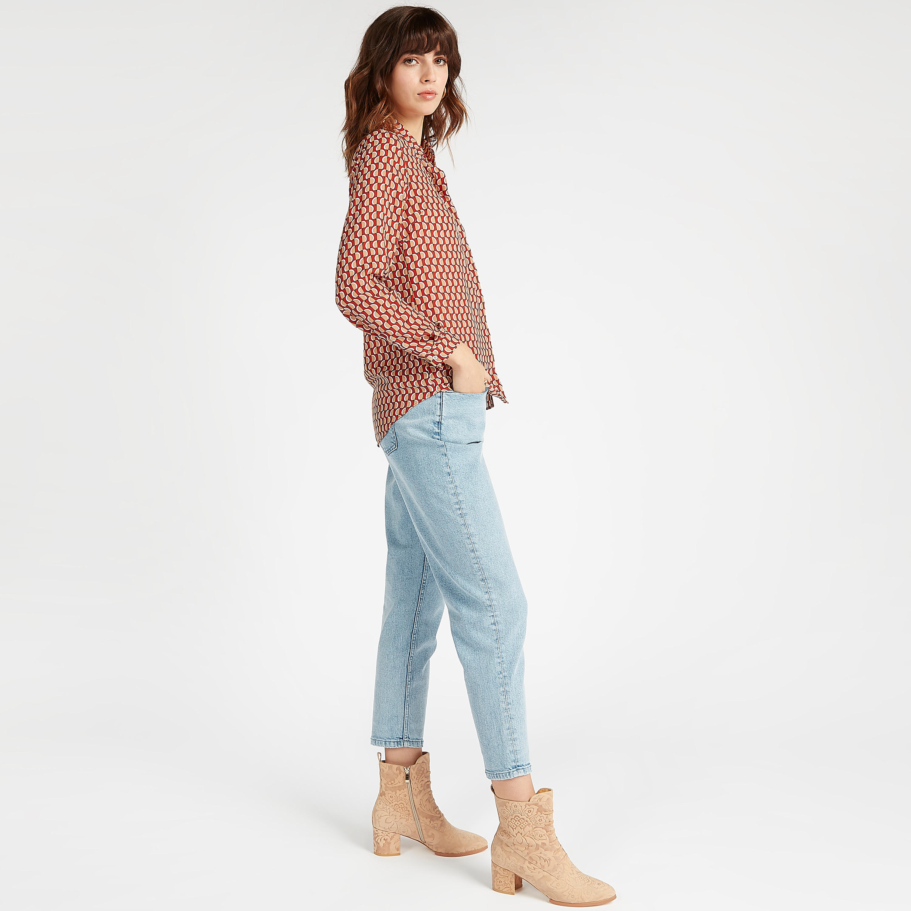Printed Shirt with Spread Collar and Long Sleeves-women-clothing-shirtsandblouses-shirts-image-7