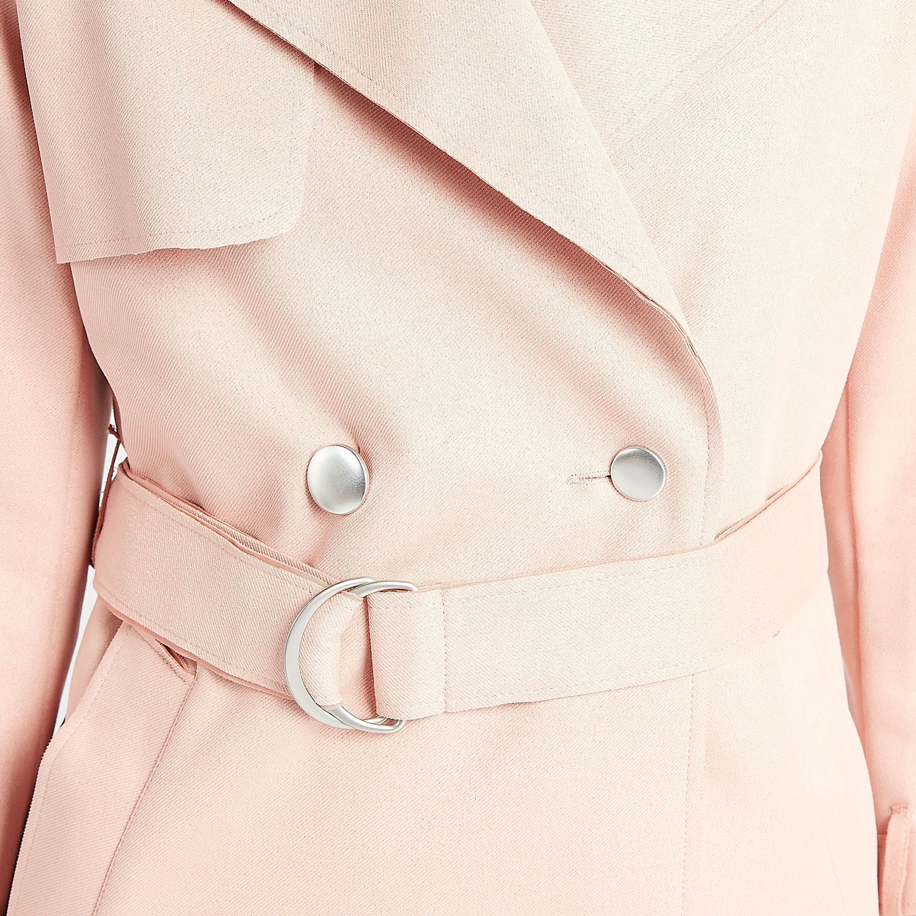 معطف سادة بحزام على الخصر وجيوب-women-clothing-coatsandjackets-coats-image-9