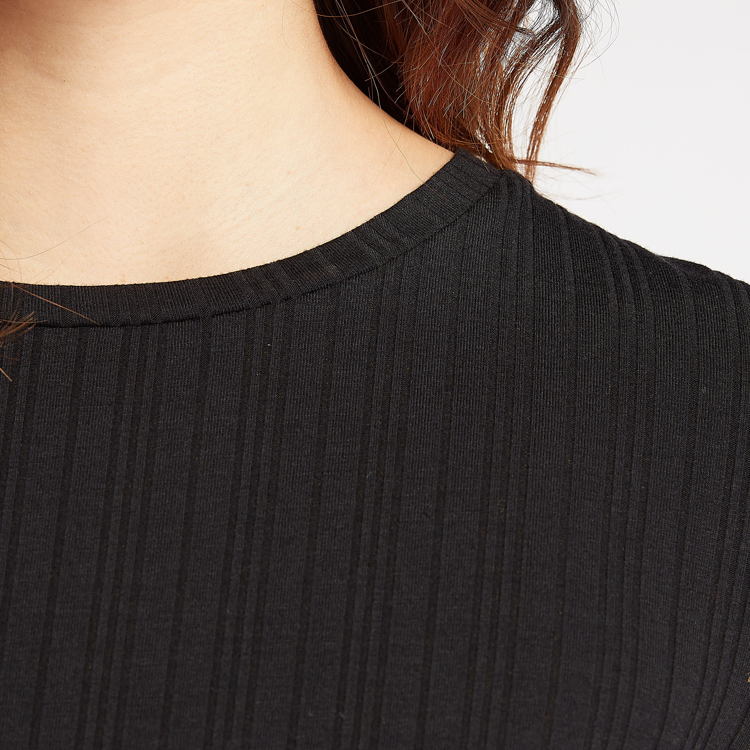 Textured Crew Neck Top with Long Sleeves-women-clothing-shirtsandblouses-blouses-image-6