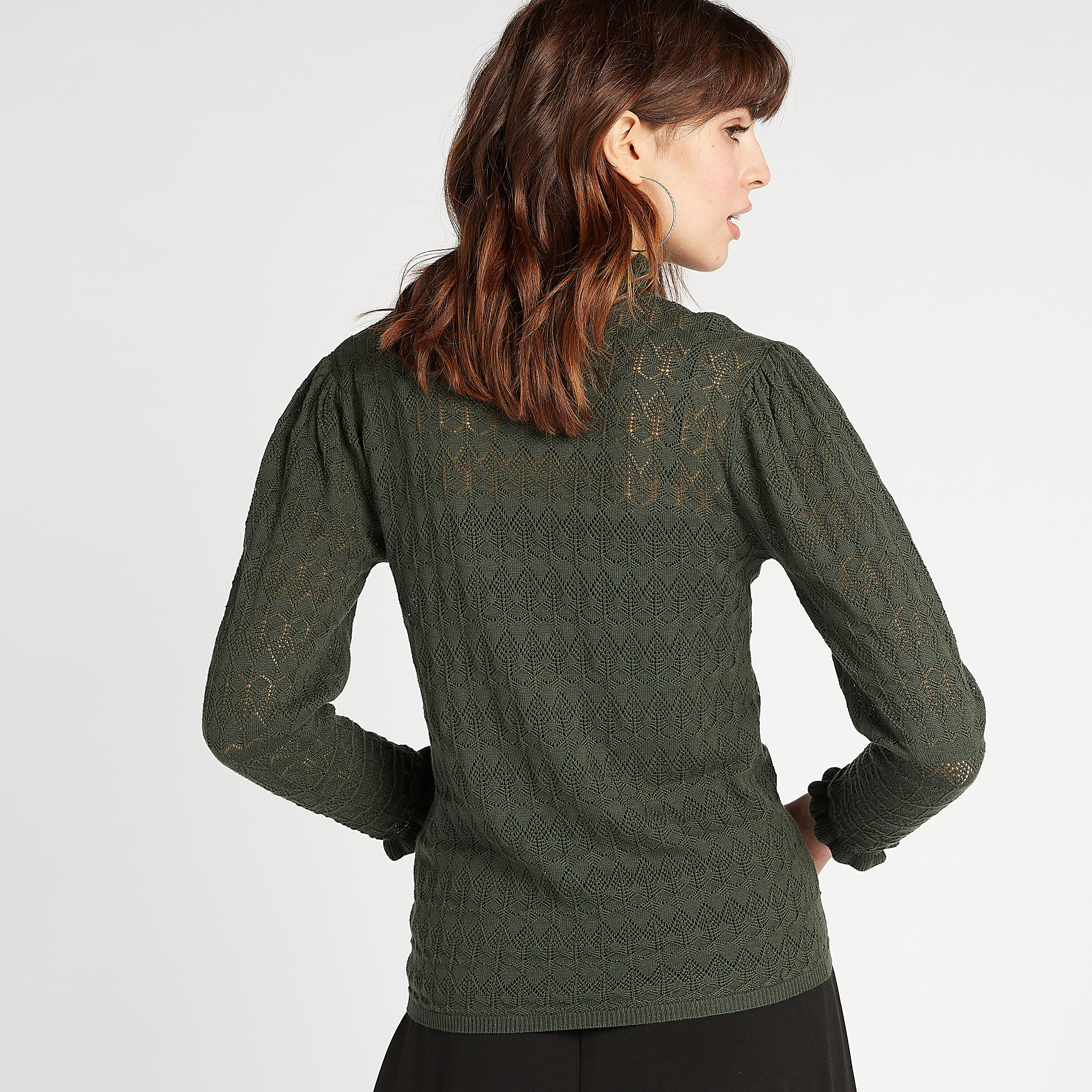 كنزة بارزة الملمس بياقة عالية وأكمام طويلة-women-clothing-cardigansandjumpers-jumpers-image-4