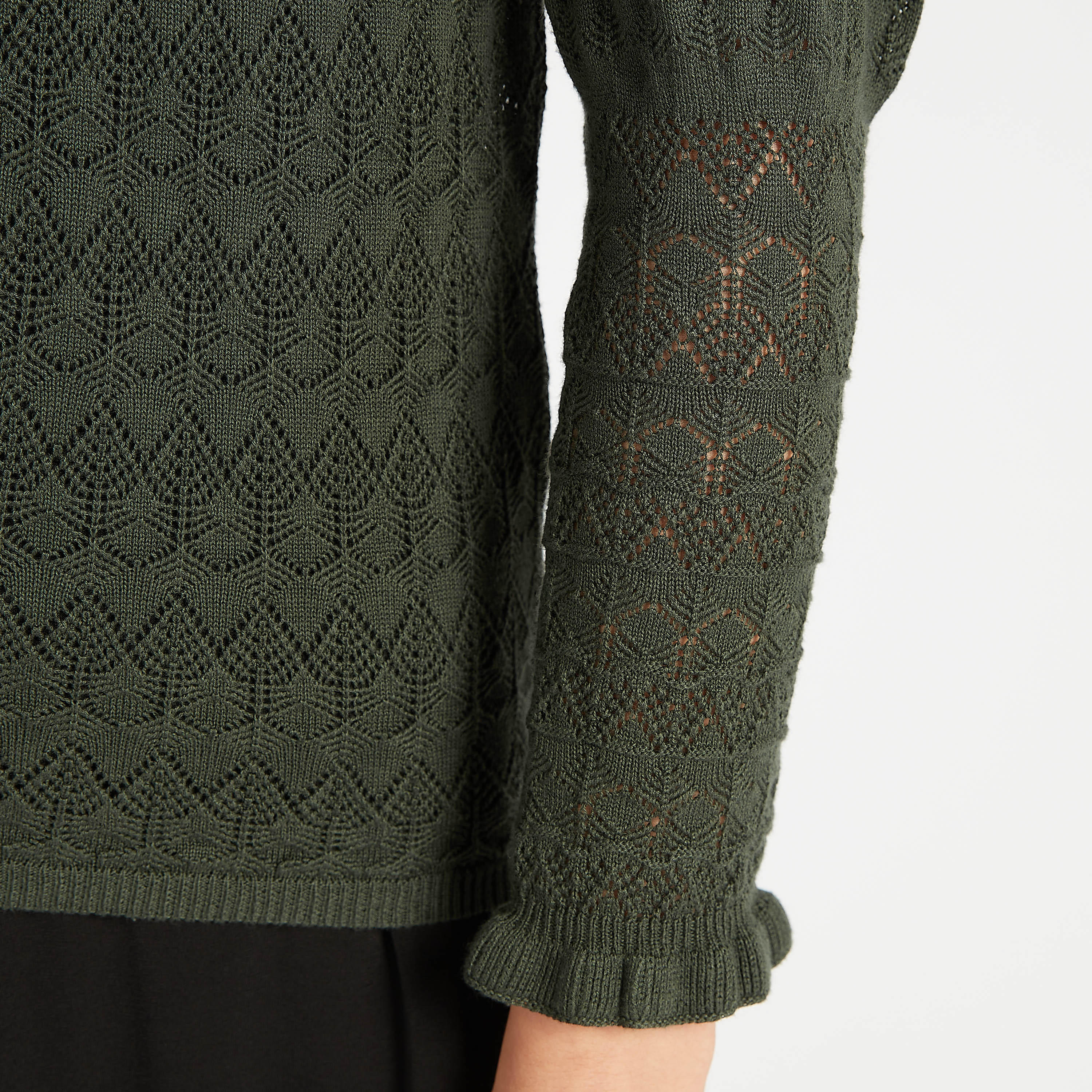 كنزة بارزة الملمس بياقة عالية وأكمام طويلة-women-clothing-cardigansandjumpers-jumpers-image-6
