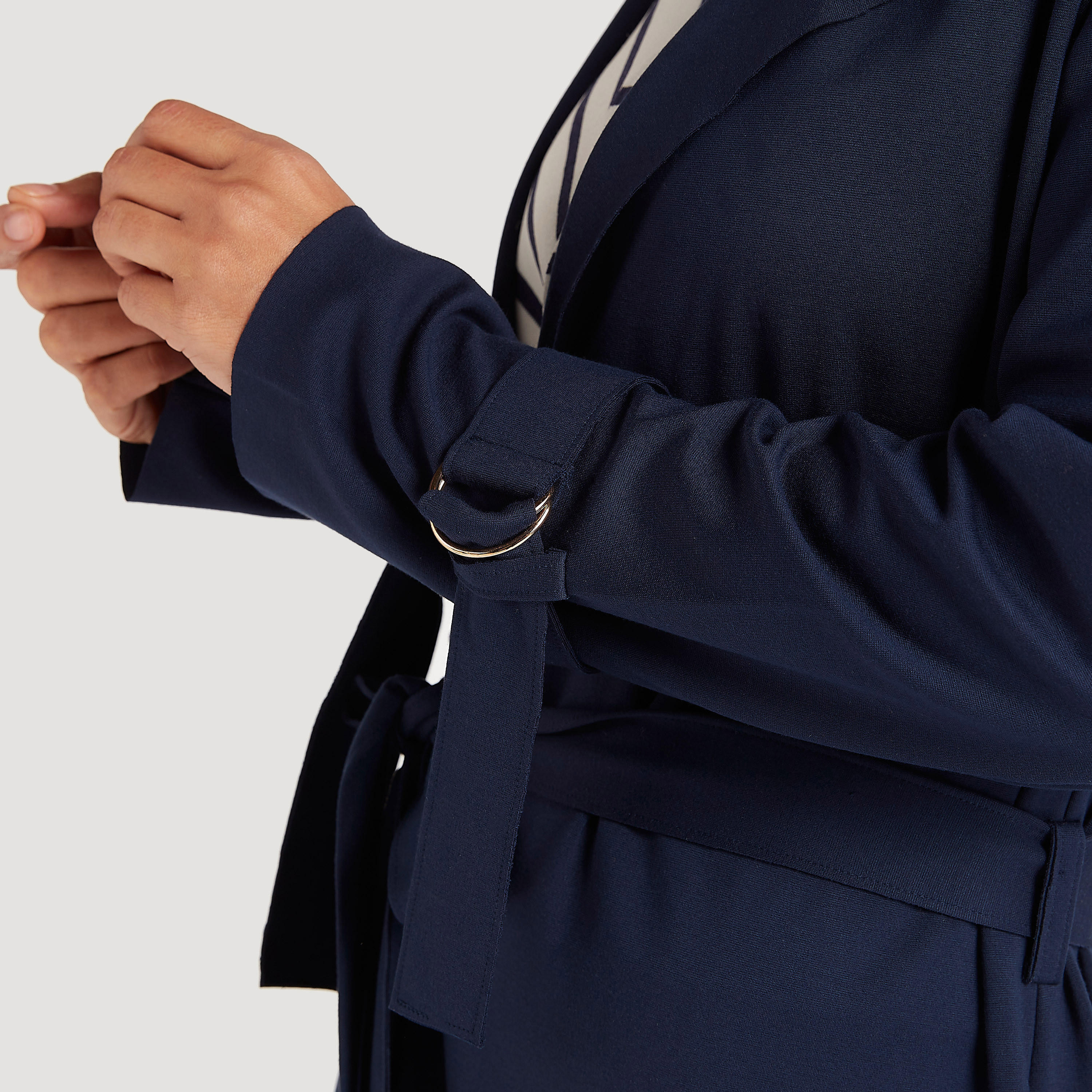 Solid Trench Coat with Long Sleeves and Tie-Up Belt-women-clothing-coatsandjackets-coats-image-6