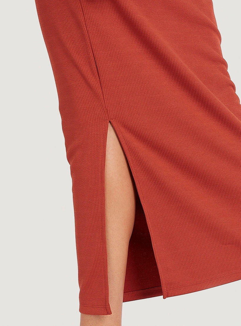 تنّورة ميدي بقصّة ضيّقة مضلّعة بخصر مطّاطي-women-clothing-bottoms-skirts-image-5