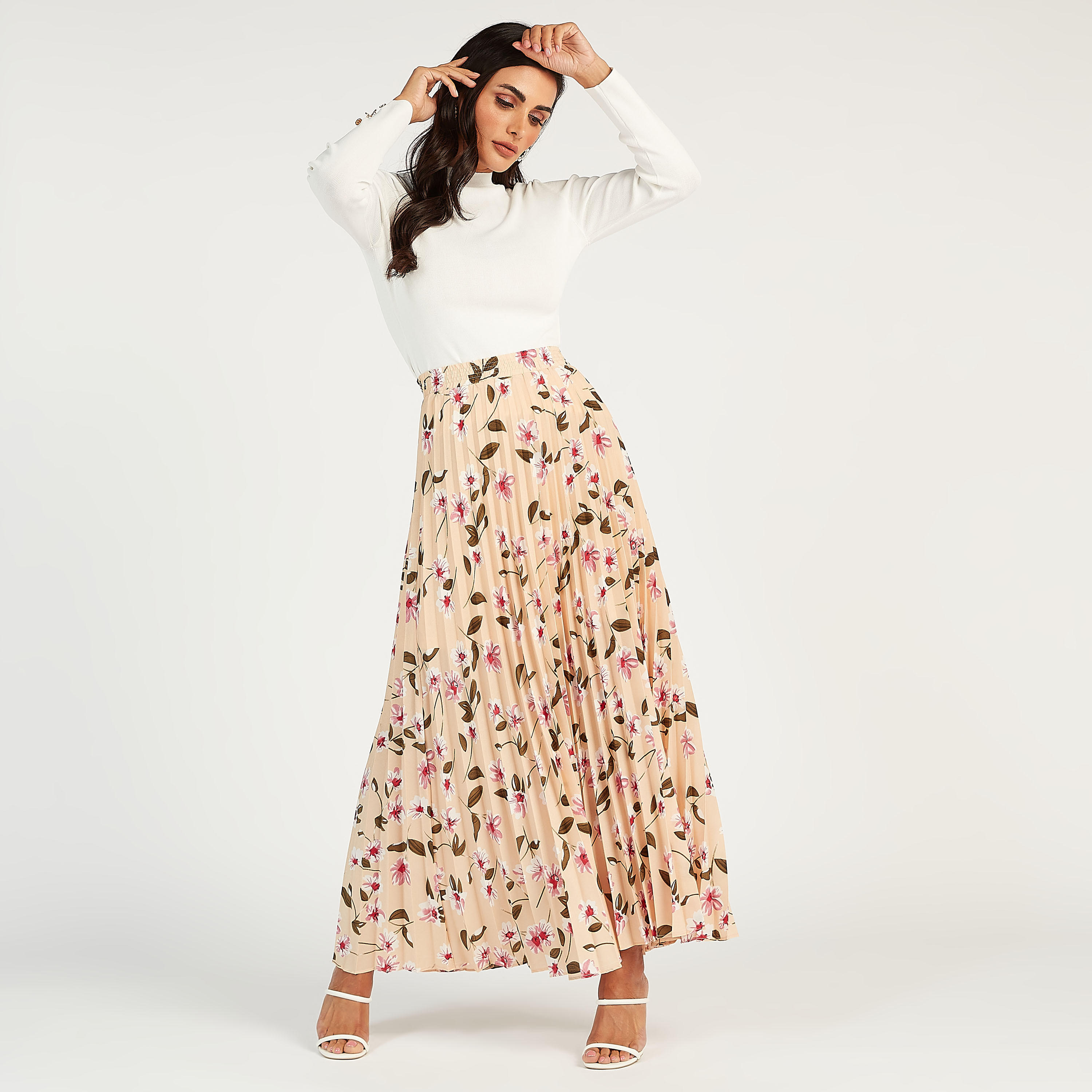 كنزة بارزة الملمس بياقة عالية وأكمام طويلة-women-clothing-cardigansandjumpers-jumpers-image-2