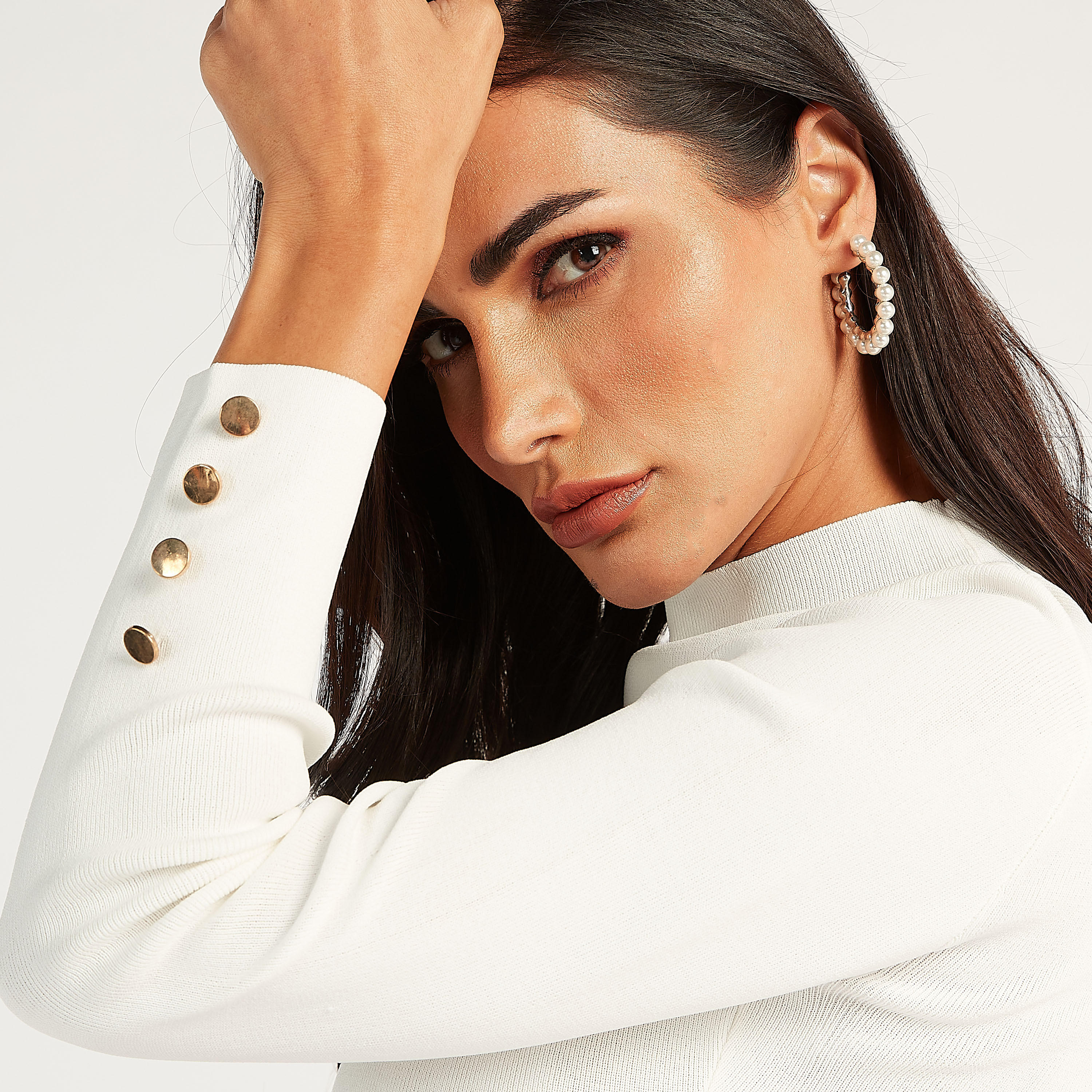 كنزة بارزة الملمس بياقة عالية وأكمام طويلة-women-clothing-cardigansandjumpers-jumpers-image-5