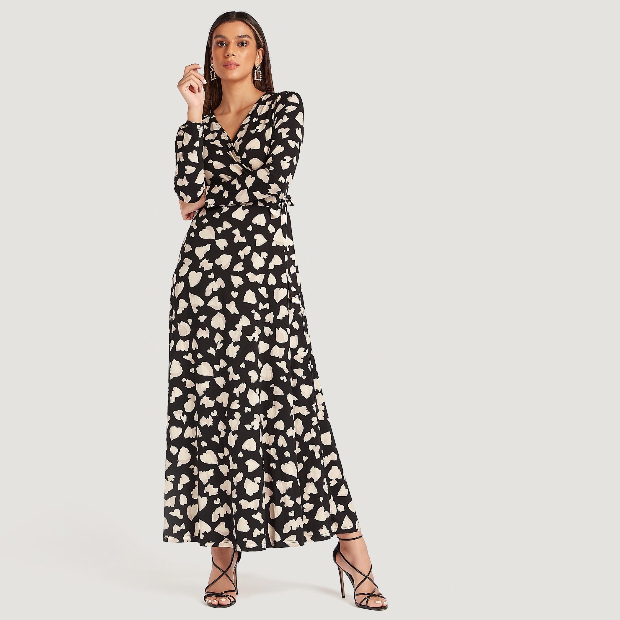 فستان طويل إيه لاين بأكمام طويلة وجيوب وطبعات-women-clothing-dresses-image-6