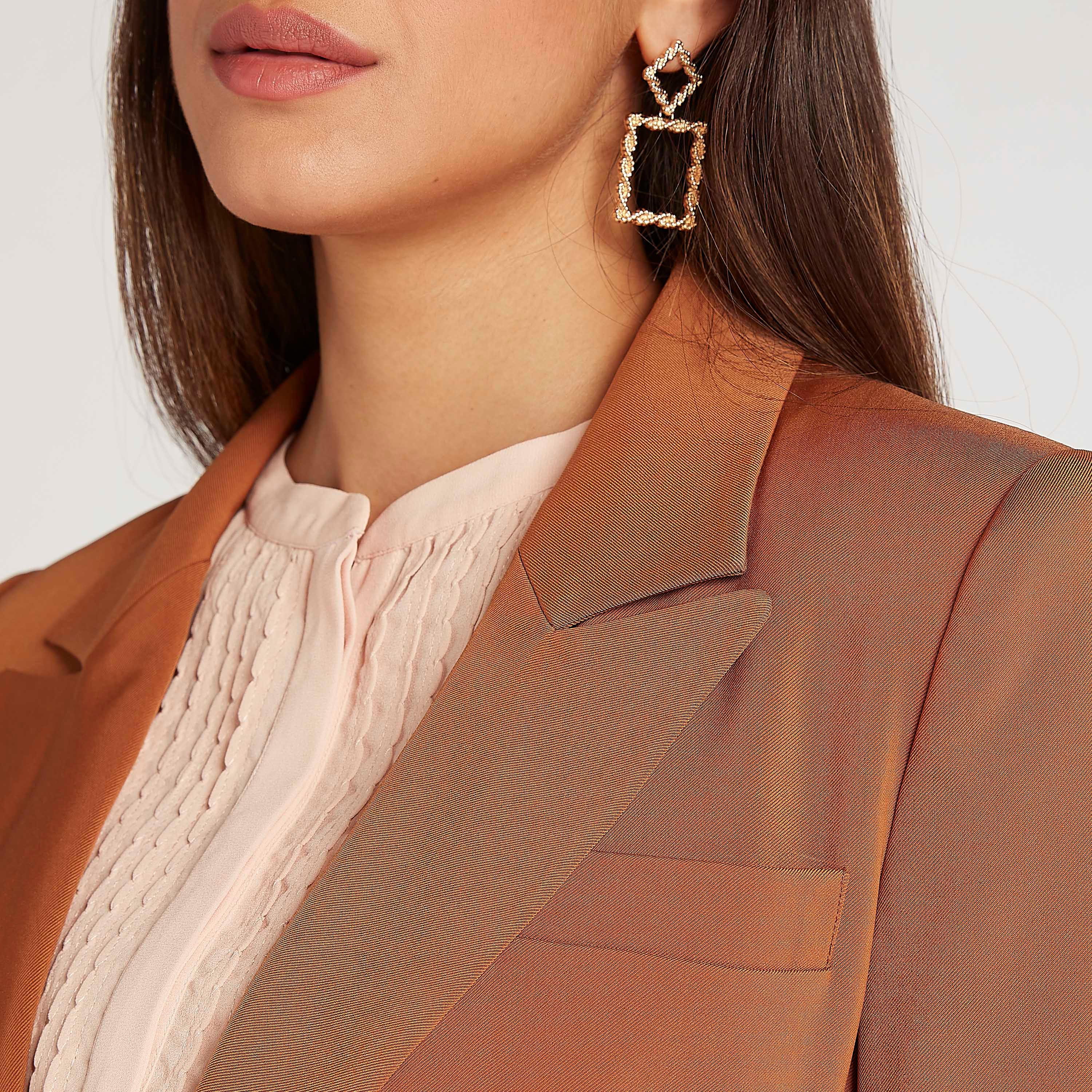 جاكيت بليزر سليم فيت بياقة عادية-women-clothing-coatsandjackets-blazers-image-5