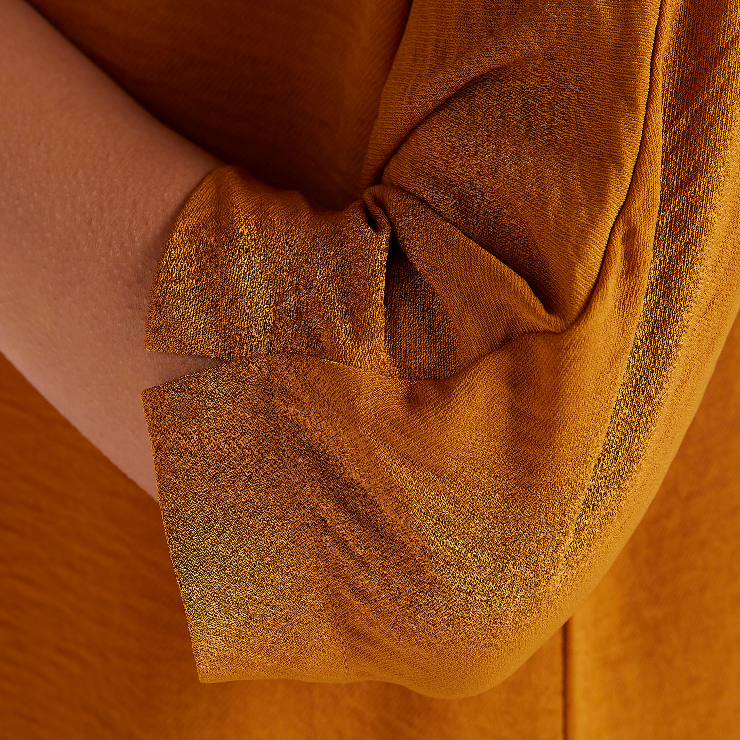 Textured Top with Zipper Back and High Neck-women-clothing-shirtsandblouses-blouses-image-8