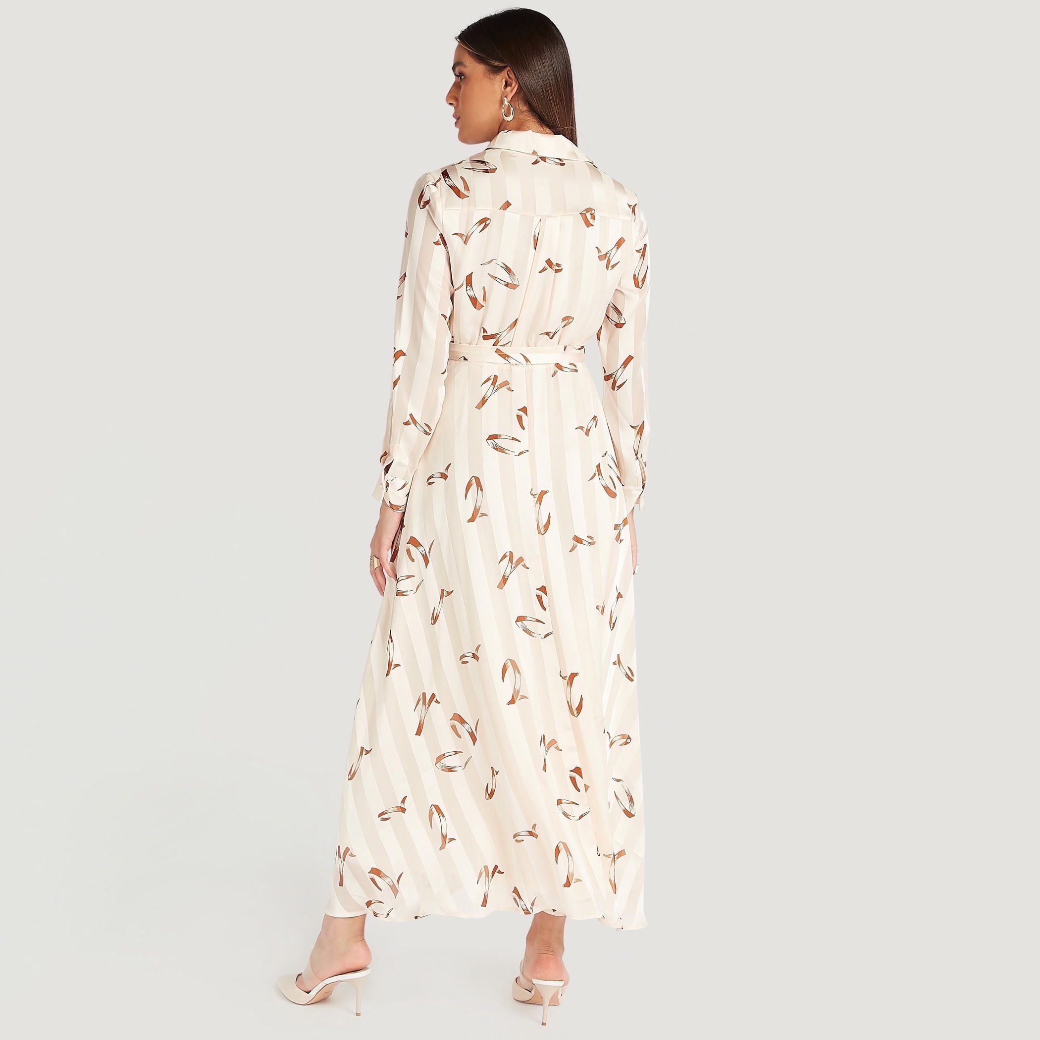 فستان طويل ايه لاين بأكمام طويلة وأربطة وطبعات-women-clothing-dresses-image-4