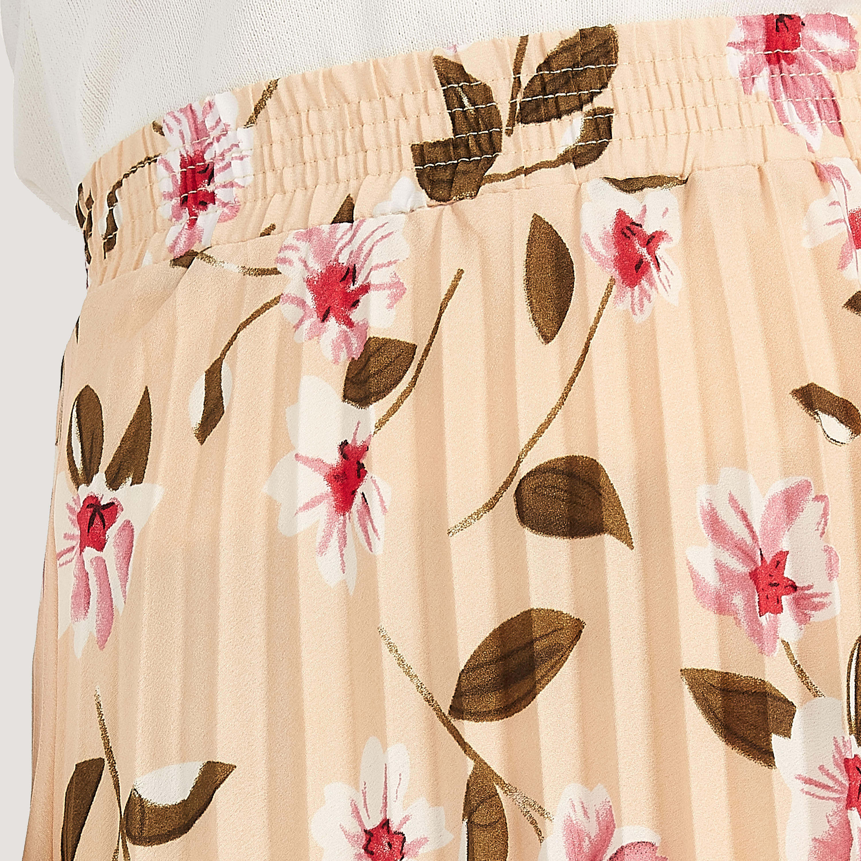 تنّورة طويلة إيه لاين بكسرات وطبعات أزهار-women-clothing-bottoms-skirts-image-5