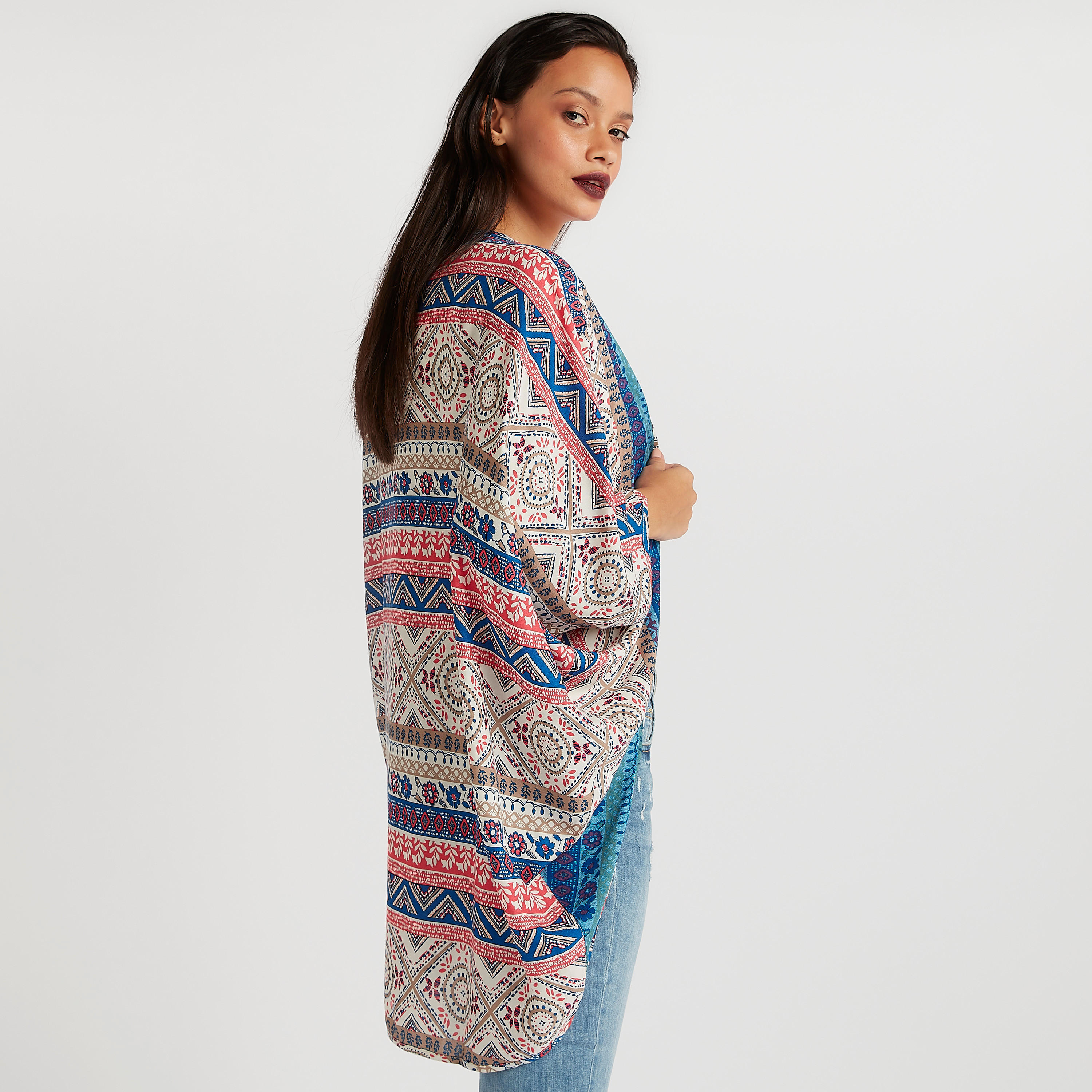 سترة كاب مفتوحة من الأمام بطبعات-women-clothing-shirtsandblouses-blouses-image-1