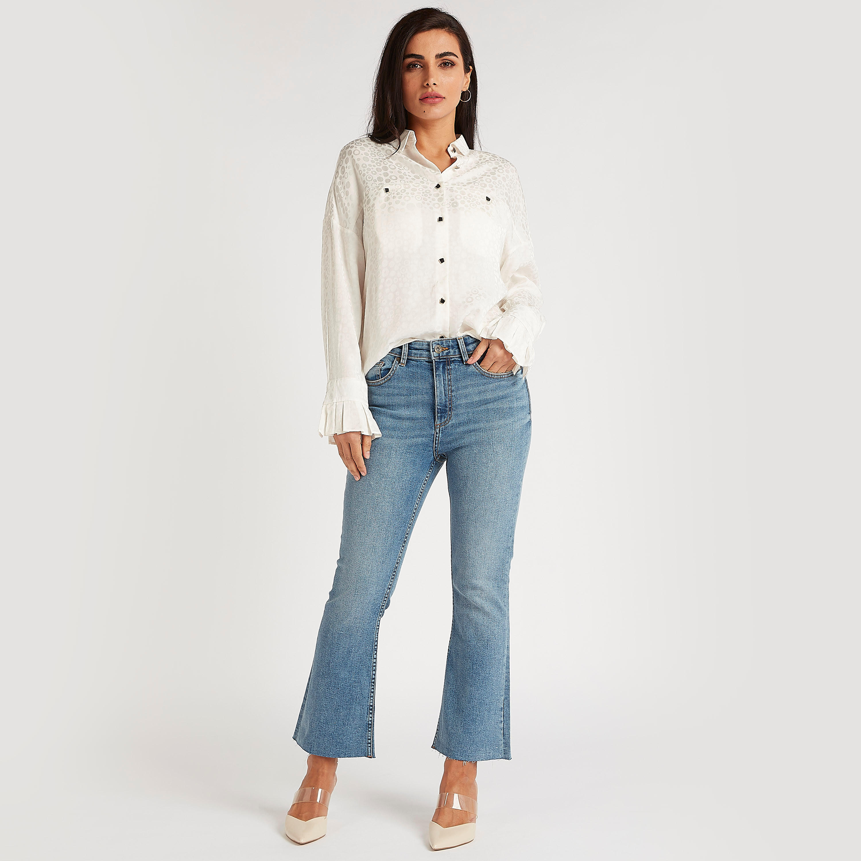 قميص بارز الملمس بأكمام طويلة-women-clothing-shirtsandblouses-shirts-image-2