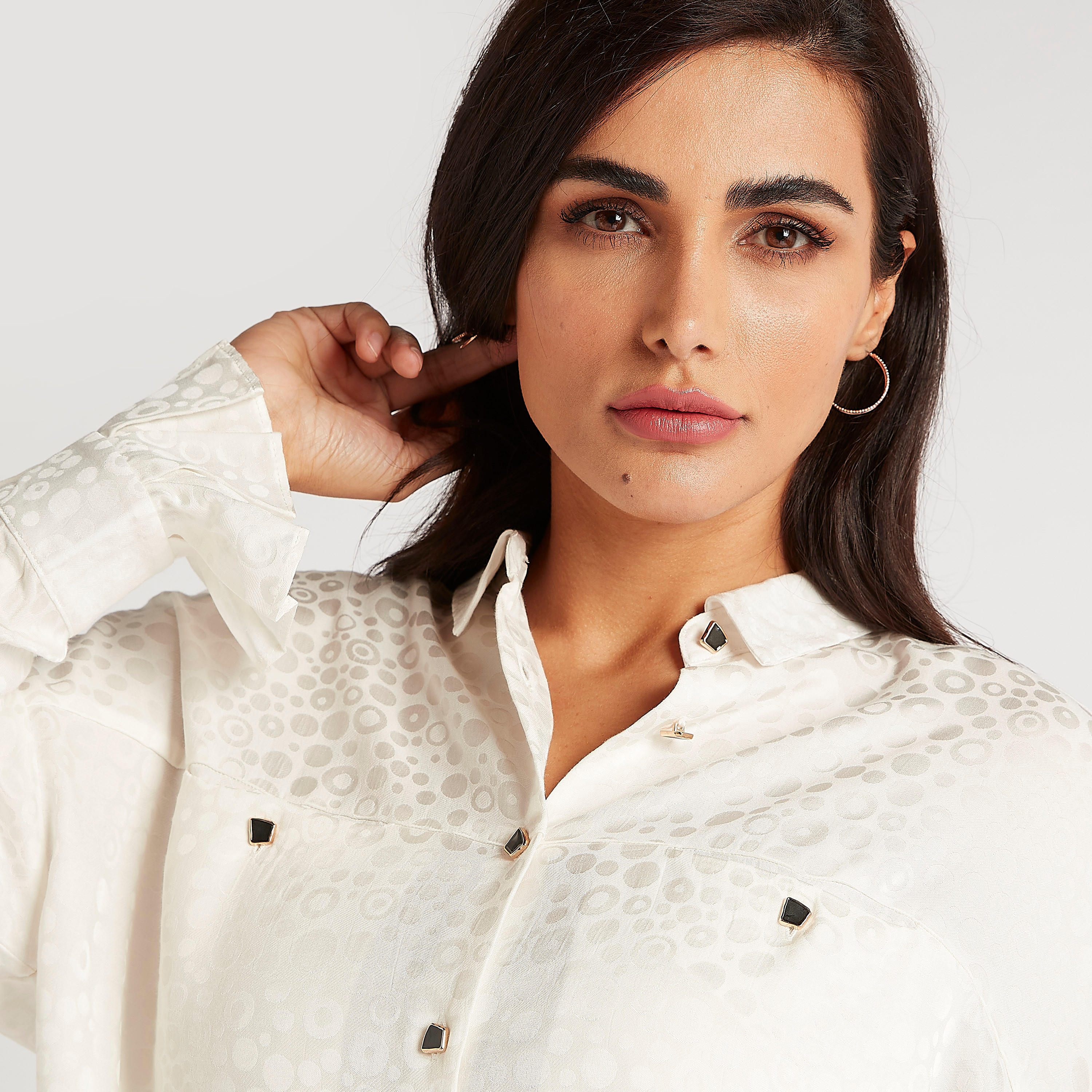 قميص بارز الملمس بأكمام طويلة-women-clothing-shirtsandblouses-shirts-image-5