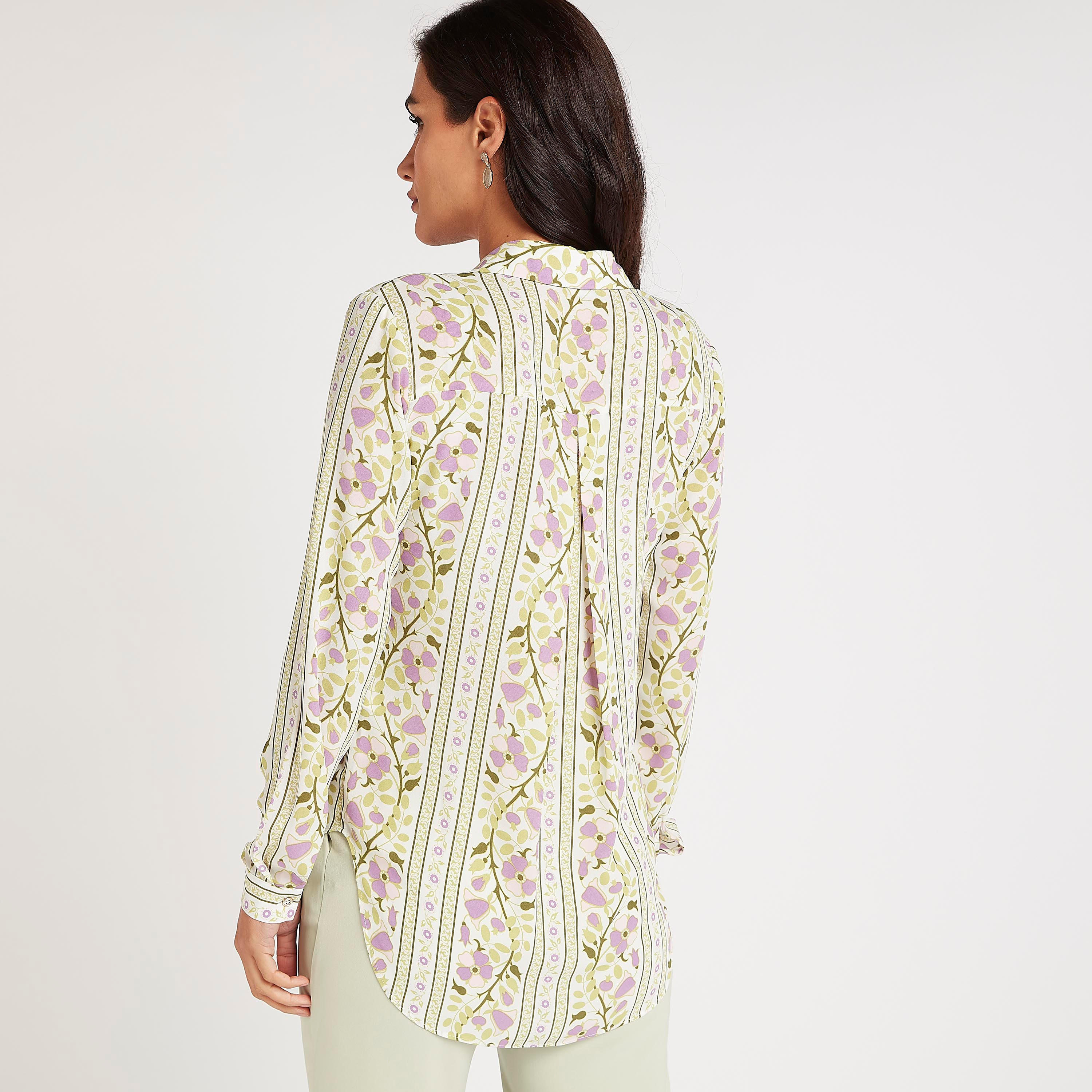 Floral Print Shirt with Long Sleeves-women-clothing-shirtsandblouses-shirts-image-4