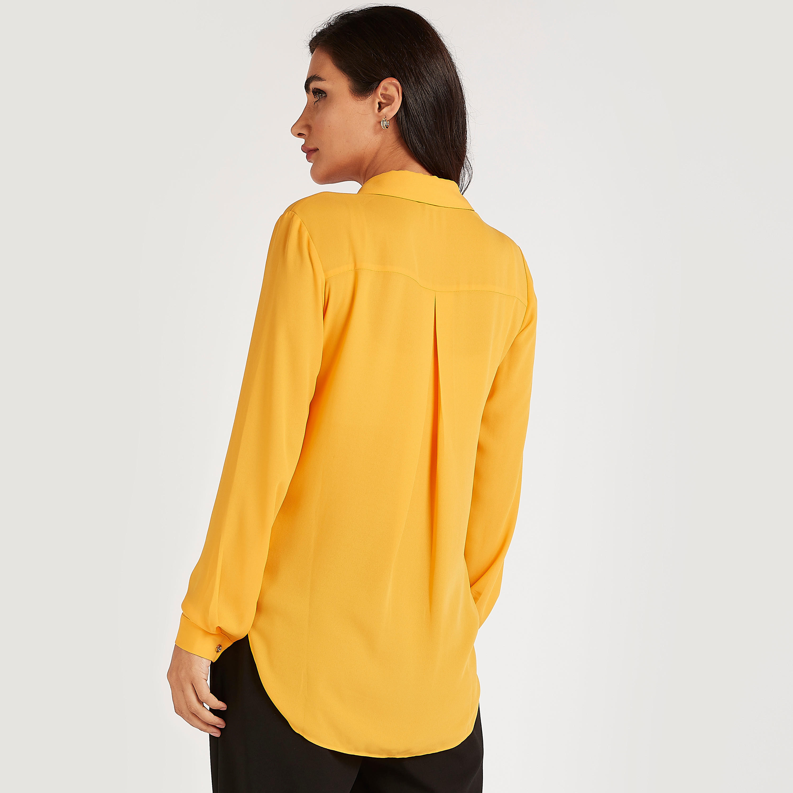 Solid Shirt with Long Sleeves-women-clothing-shirtsandblouses-shirts-image-5