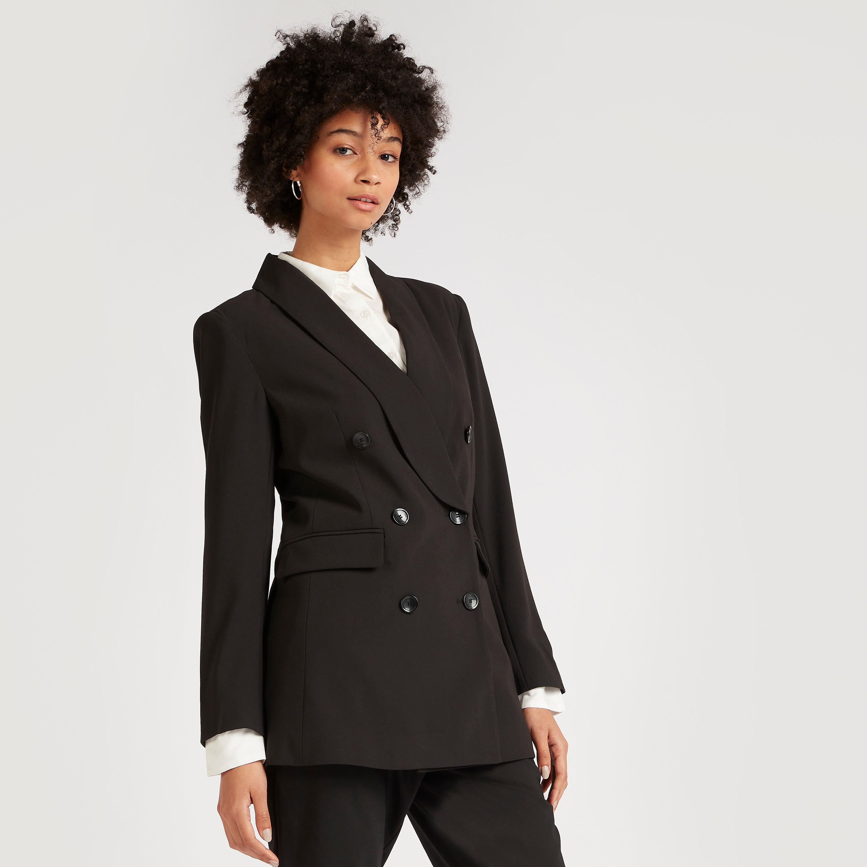 Solid Longline Blazer with Lapel Collar and Long Sleeves-women-clothing-coatsandjackets-blazers-image-7
