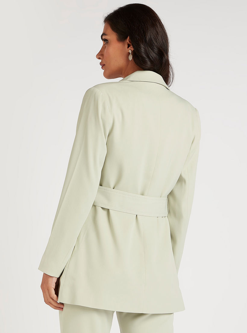 Solid Lightweight Blazer with Notch Lapel and Button Closure-women-clothing-coatsandjackets-blazers-image-4
