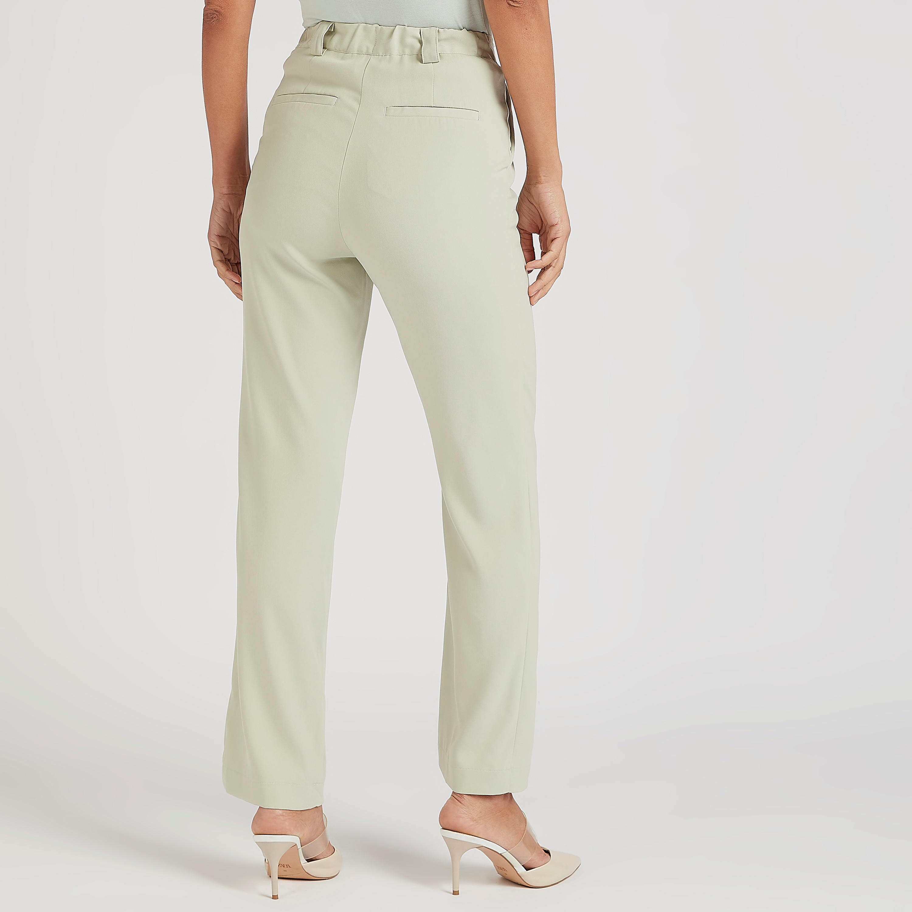 Solid Mid-Rise Trousers with Button Closure and Belt Loops-women-clothing-bottoms-trousers-image-4