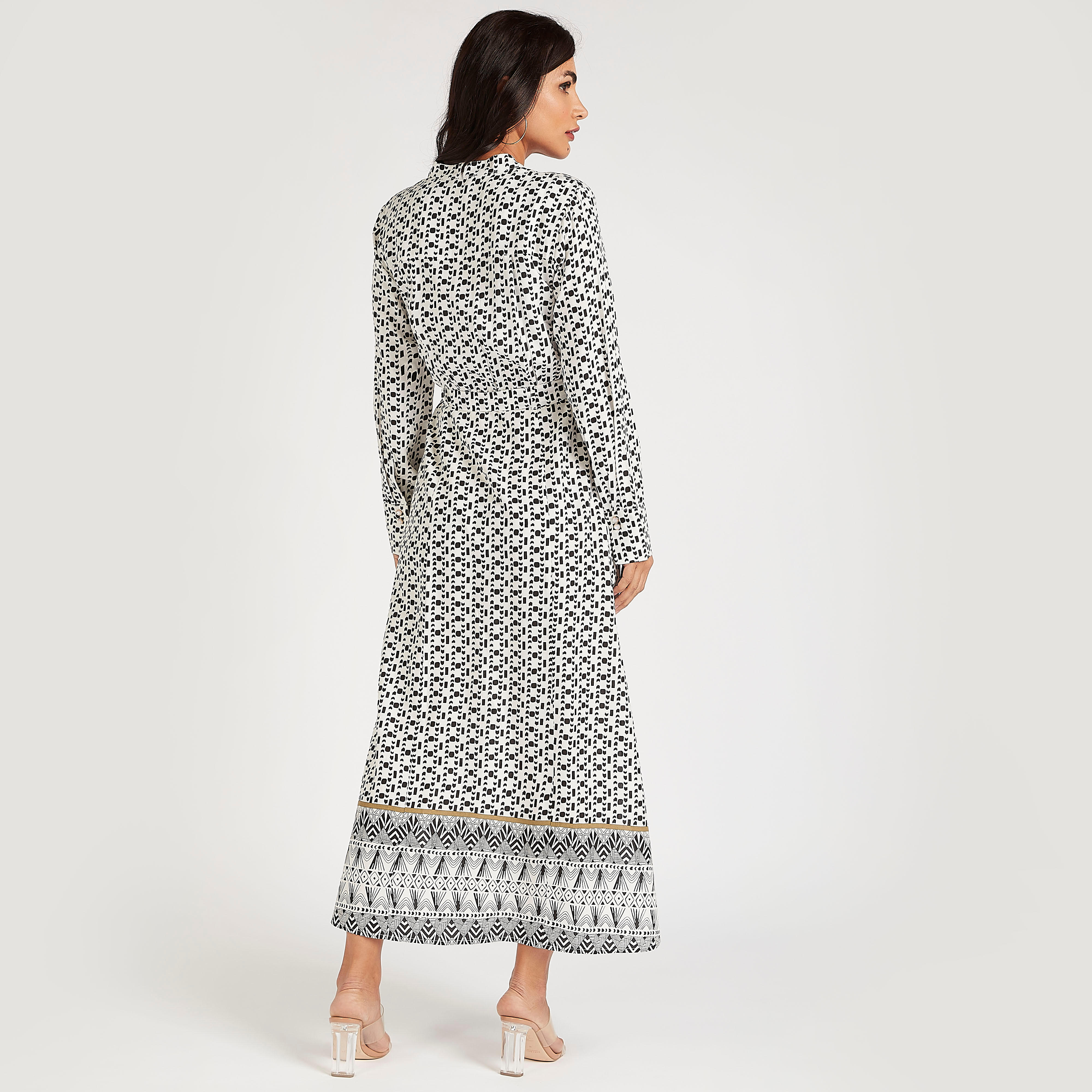 فستان طويل بياقة عالية وطبعات وأكمام طويلة-women-clothing-dresses-image-3