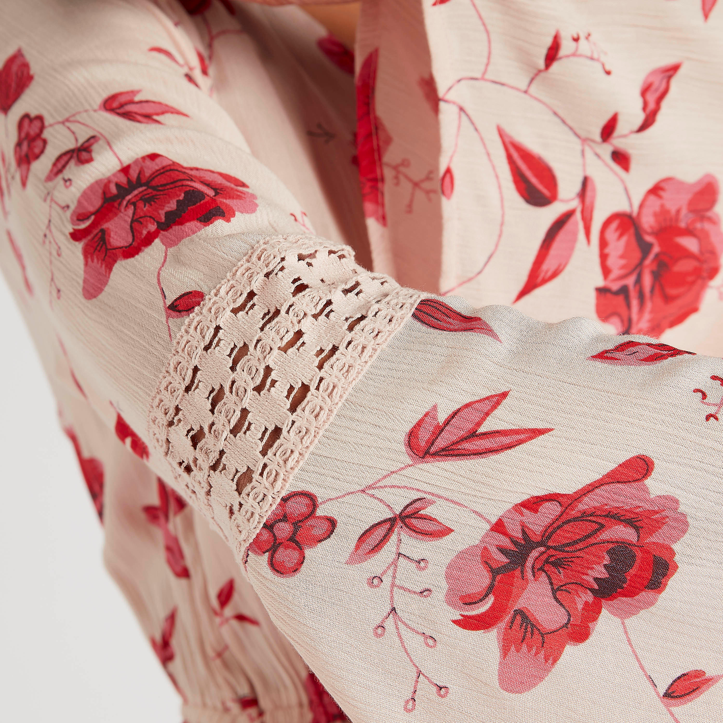 فستان إيه لاين طويل بطبعات أزهار وأكمام واسعة-women-clothing-dresses-image-7