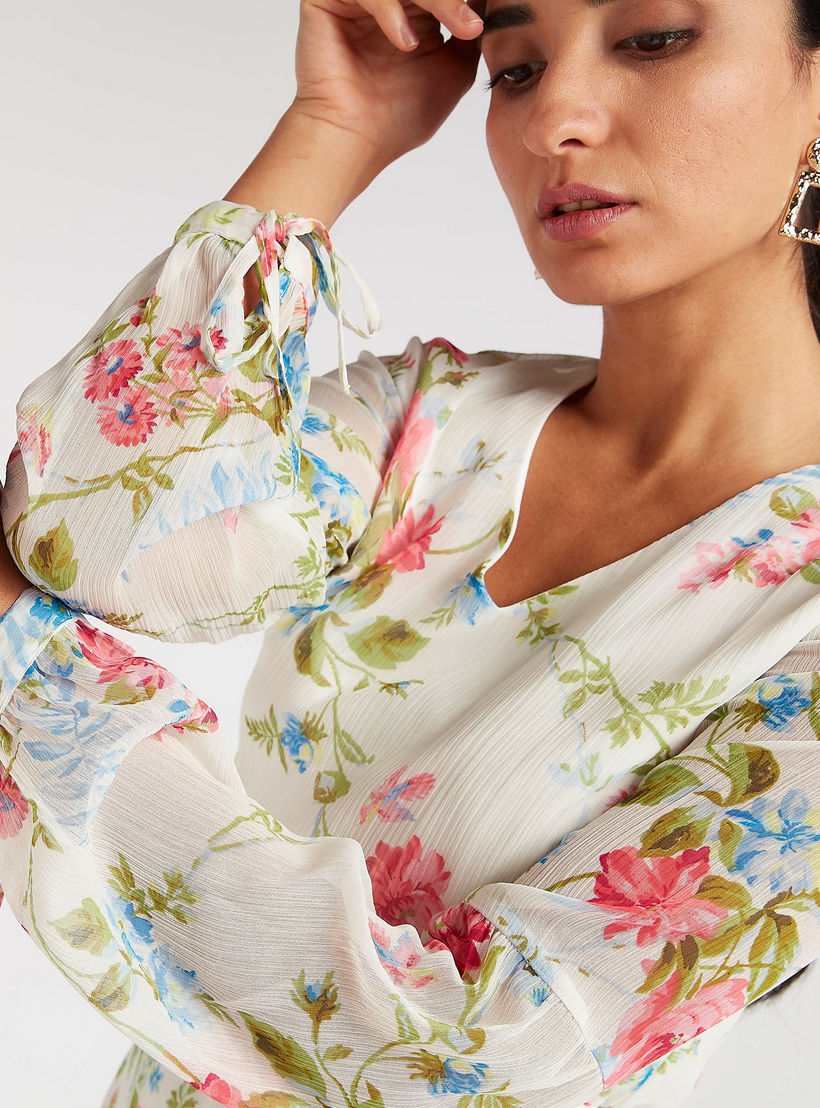 فستان إيه لاين طويل بطبعات أزهار وأكمام طويلة-women-clothing-dresses-image-6