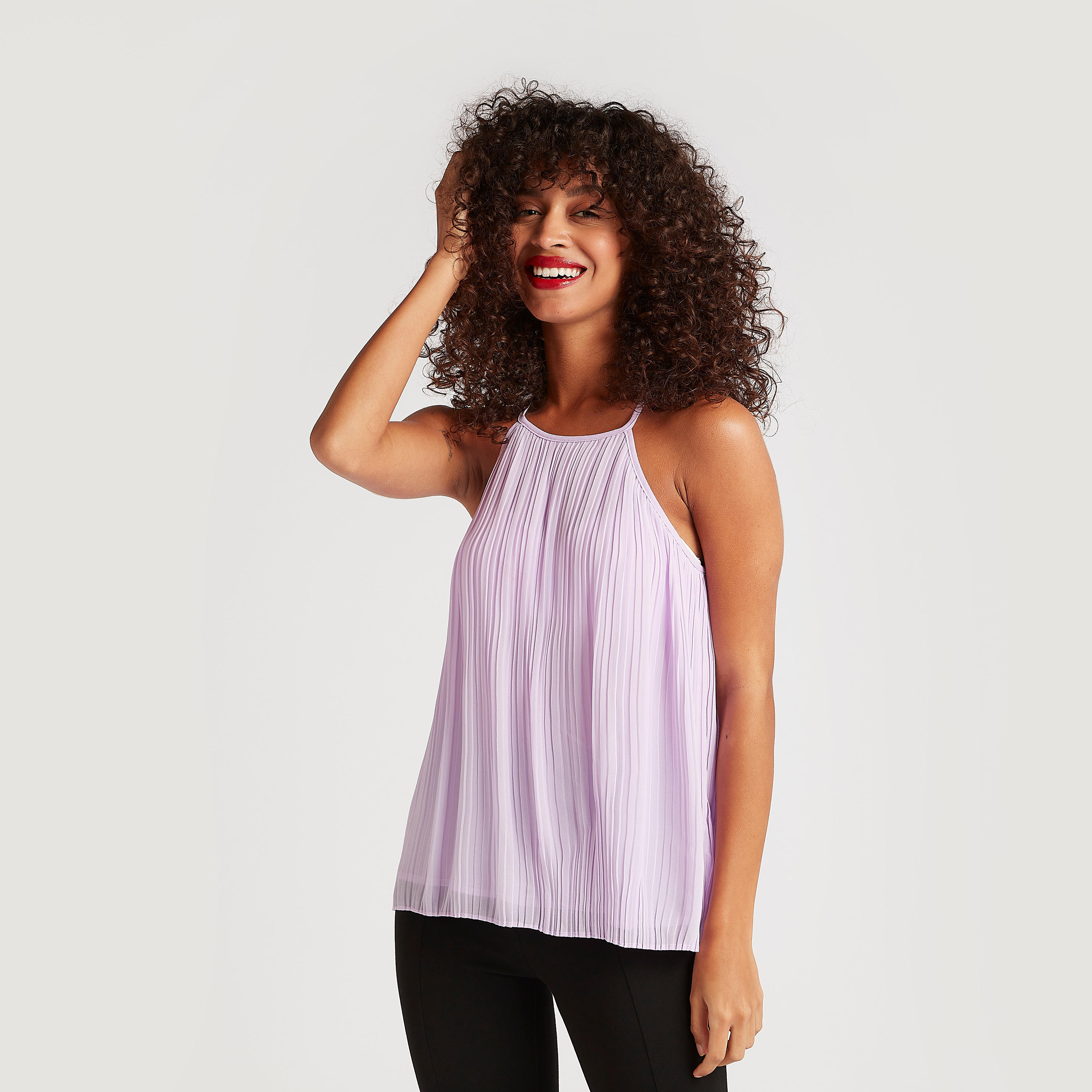بلوزة بارزة الملمس دون أكمام بحمّالات رفيعة-women-clothing-shirtsandblouses-blouses-image-4