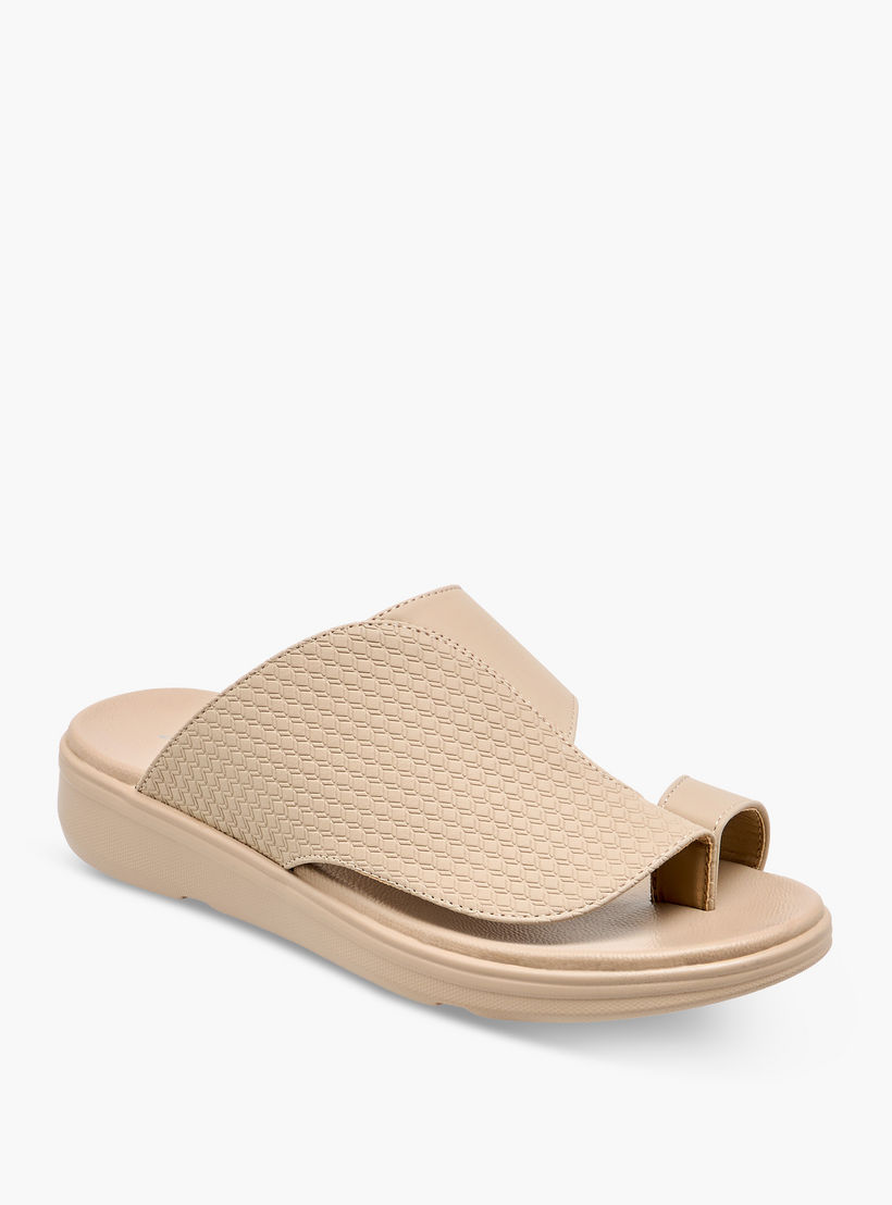 Al Waha Men Toe Loop Detail Arabic Sandals-men-shoes-sandals-image-2