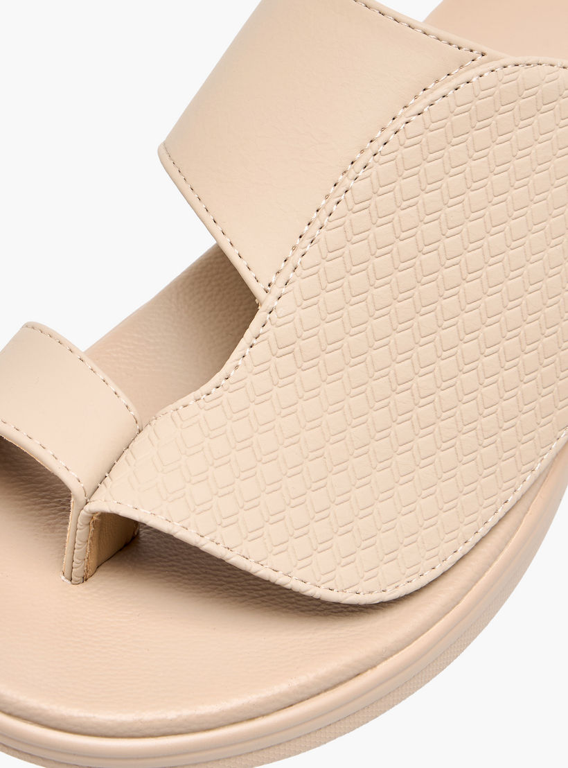 Al Waha Men Toe Loop Detail Arabic Sandals-men-shoes-sandals-image-4