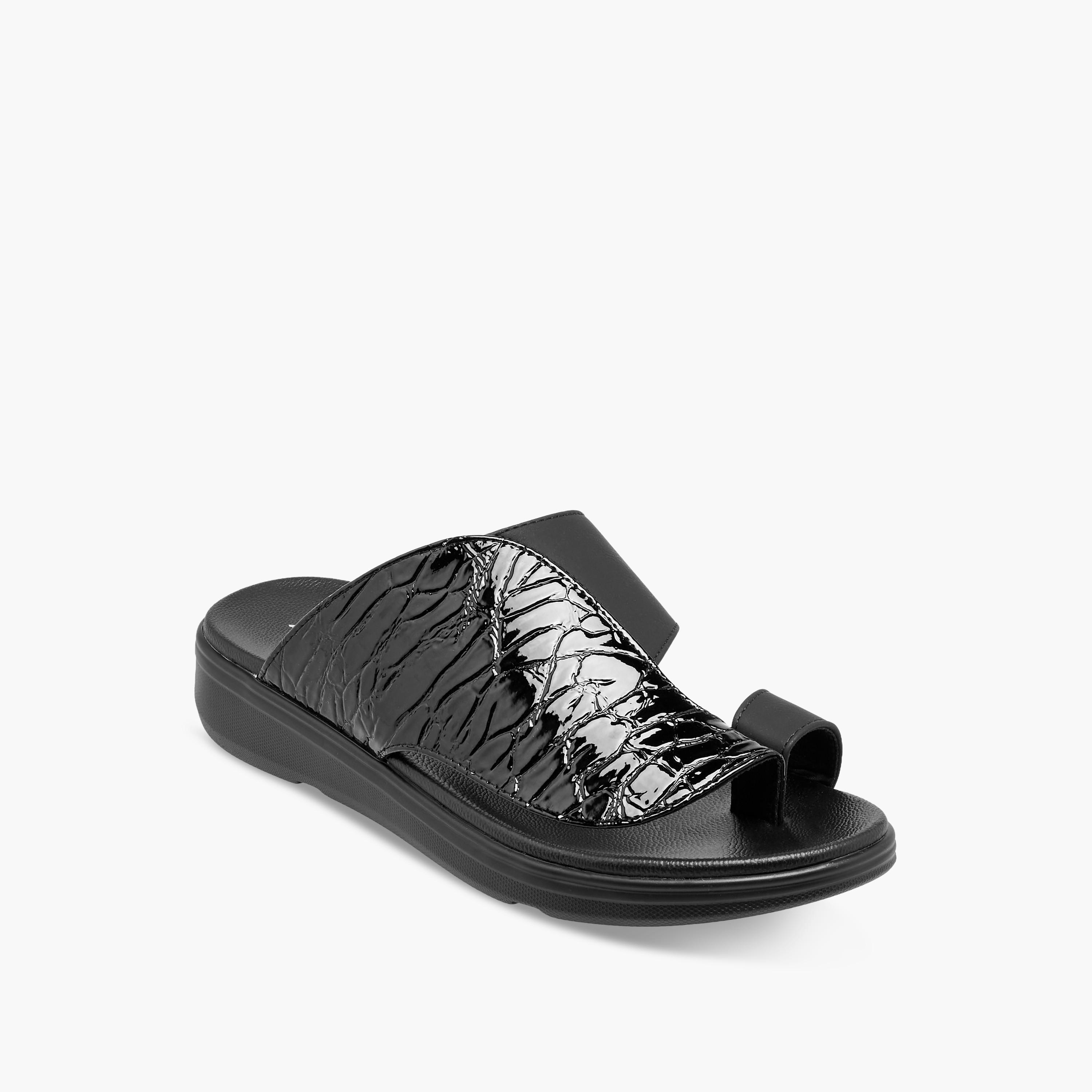 صندل عربي بحلقة إصبع للرجال من الواحة-men-shoes-sandals-image-2