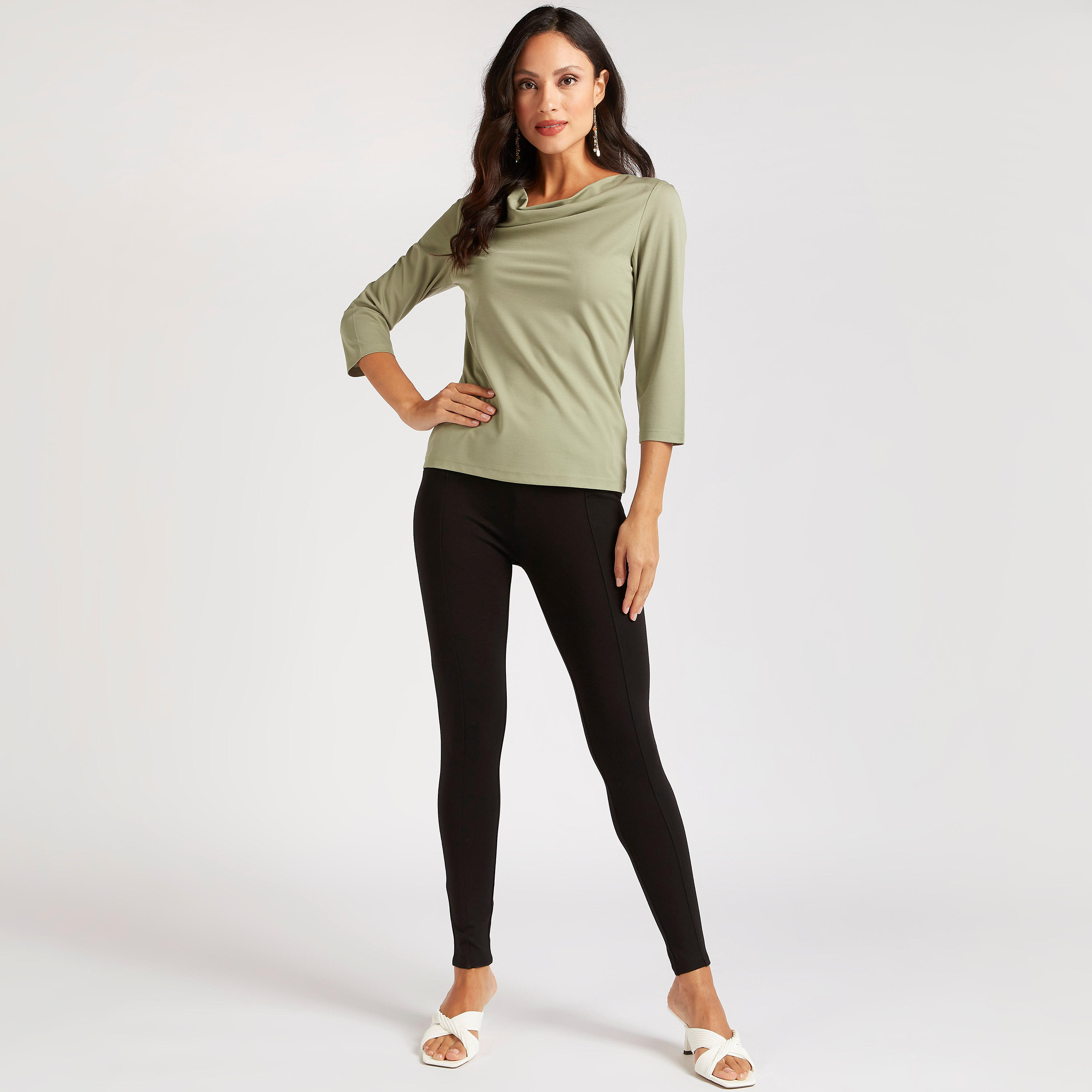 بنطلون بونتي سادة بأزرار-women-clothing-bottoms-trousers-image-3