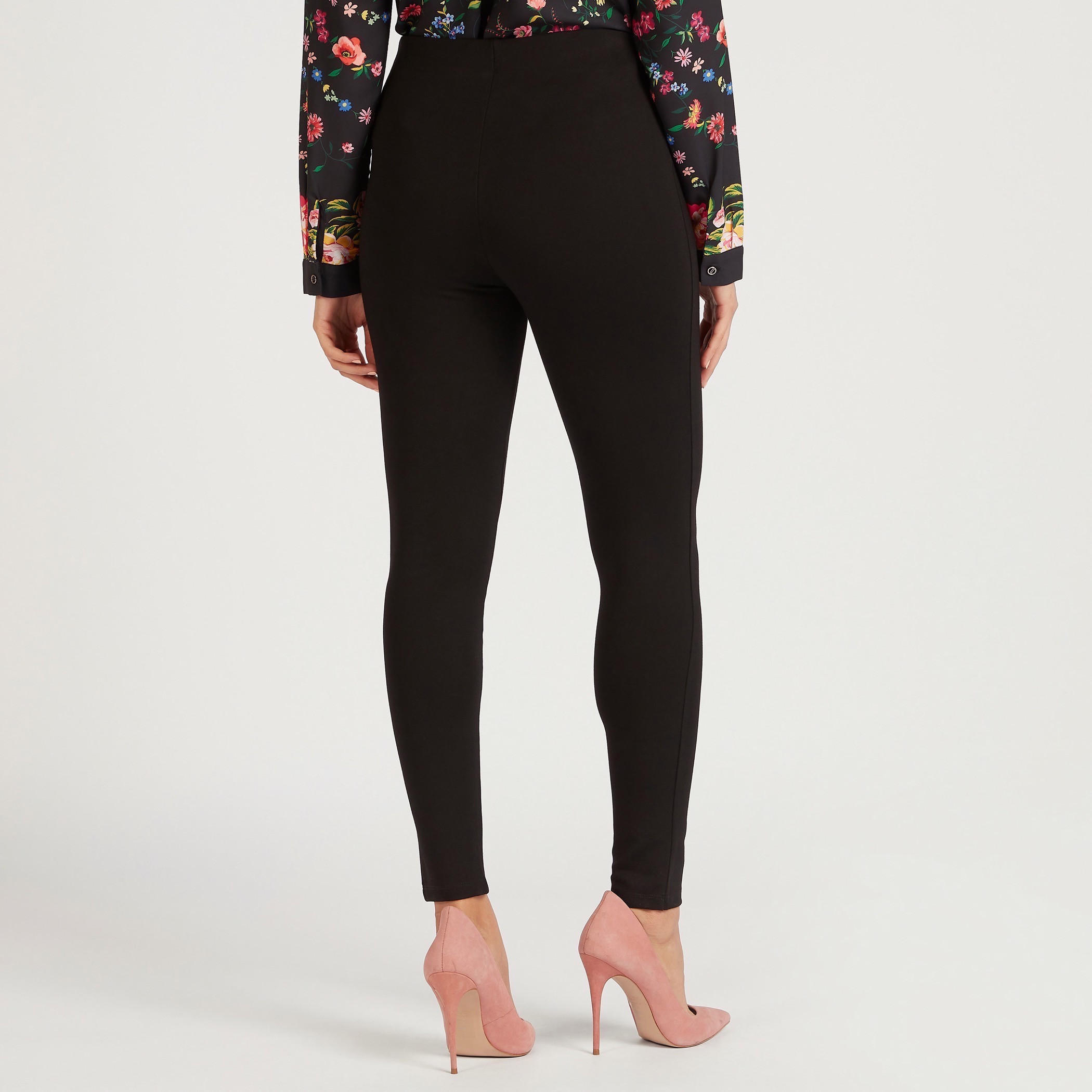 Solid Treggings with Zipper Pockets-women-clothing-bottoms-leggings-image-4