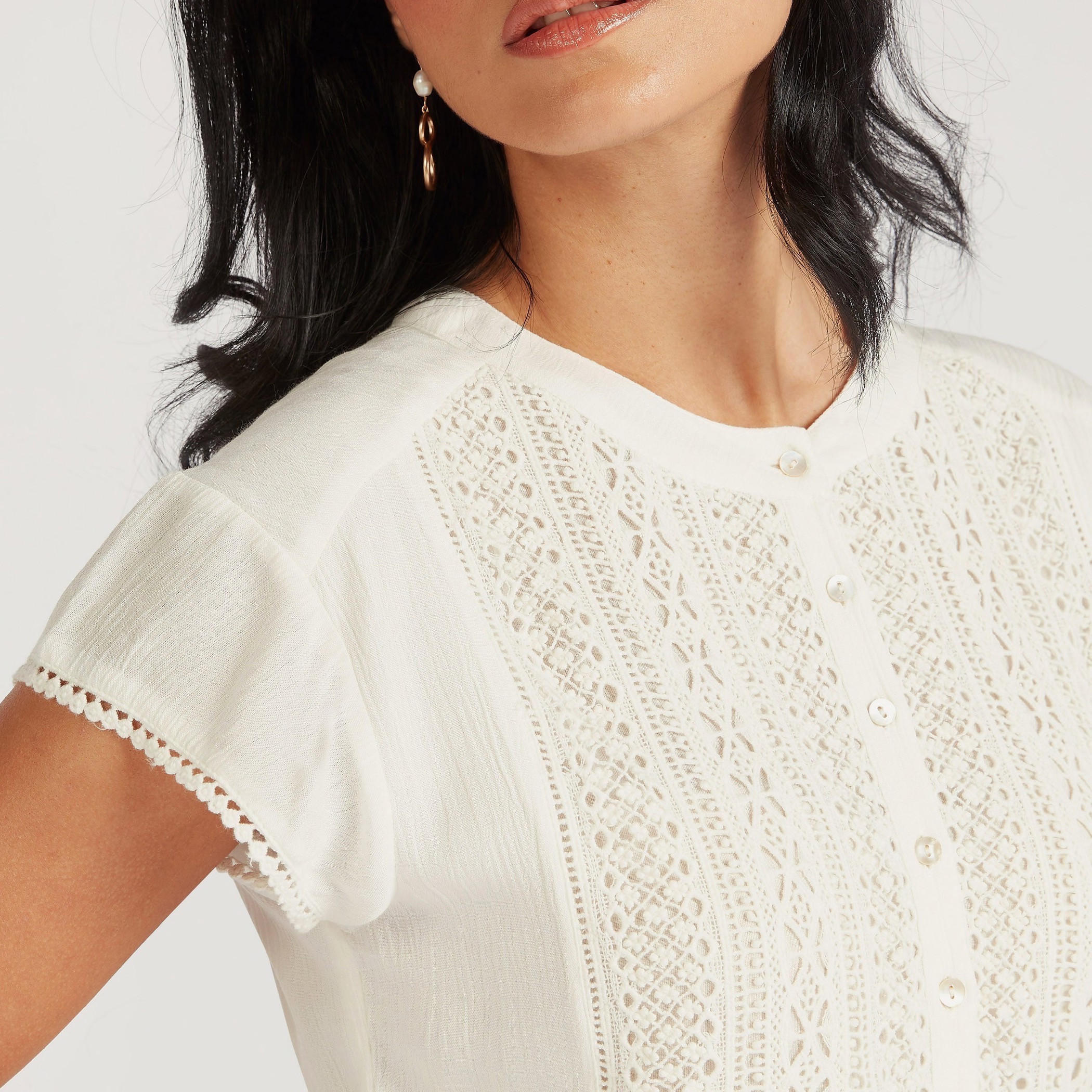 فستان ميدي إيه لاين مطرّأ بأربطة على الخصر-women-clothing-dresses-image-3