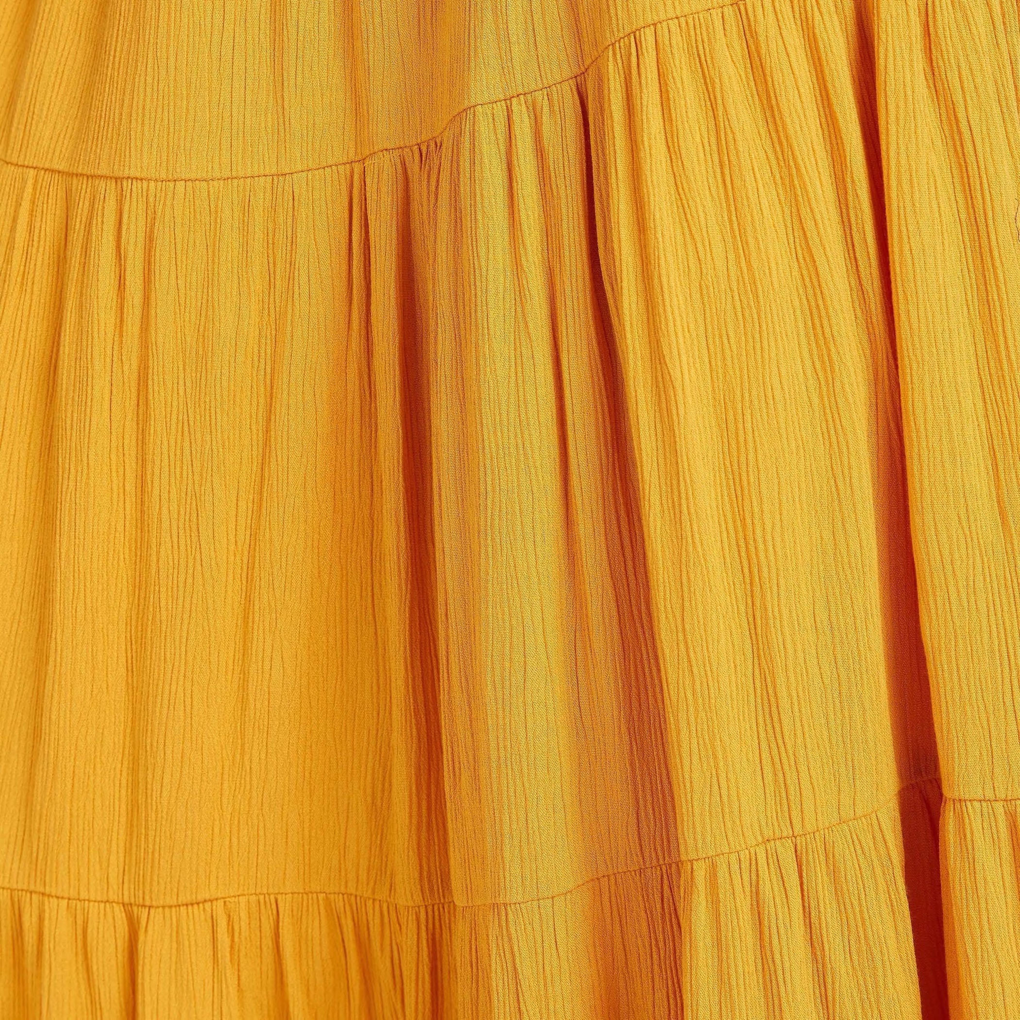 تنورة طويلة سادة متعددة الطبقات-women-clothing-bottoms-skirts-image-2