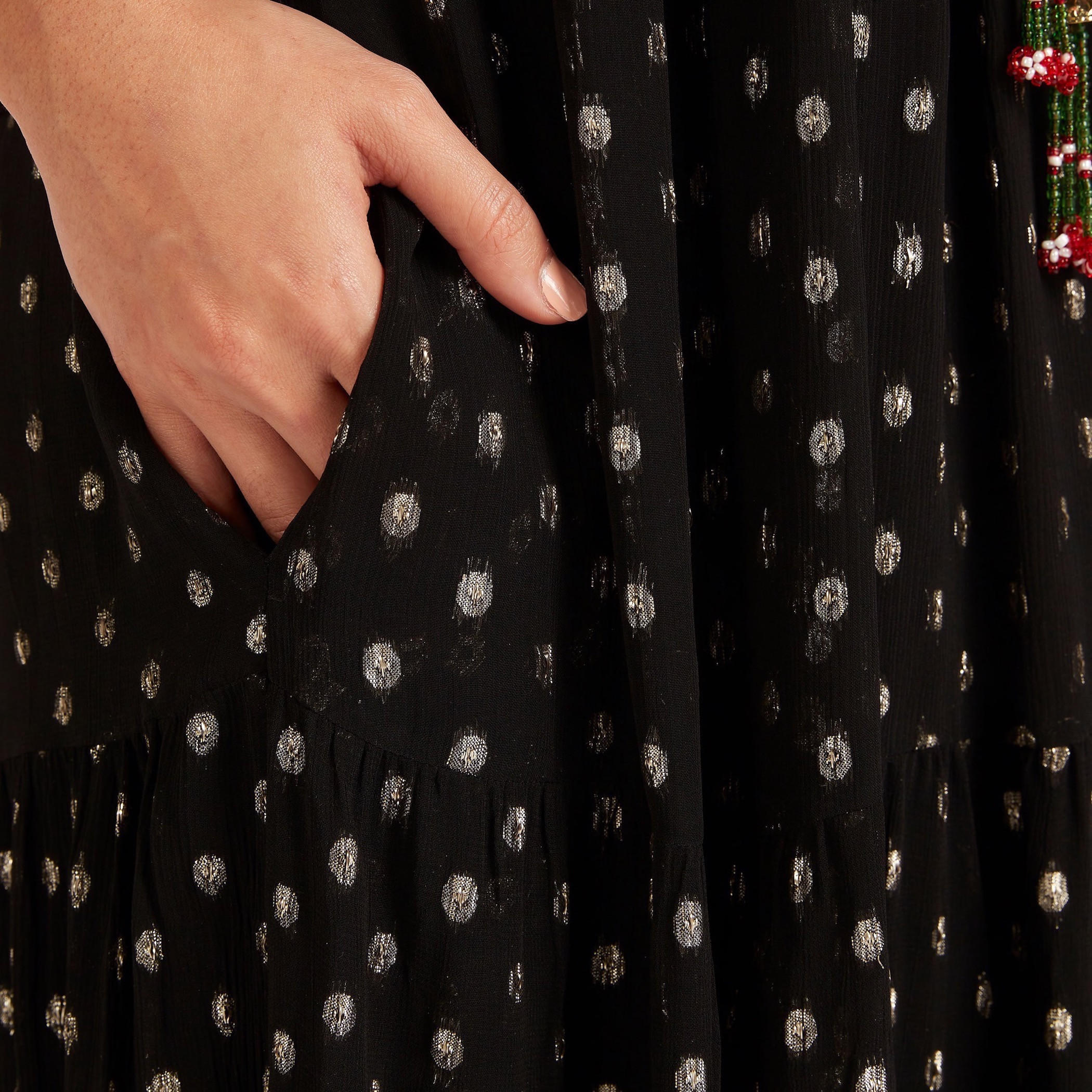 Embroidered Maxi A-line Dress with Long Sleeves-women-clothing-dresses-image-3
