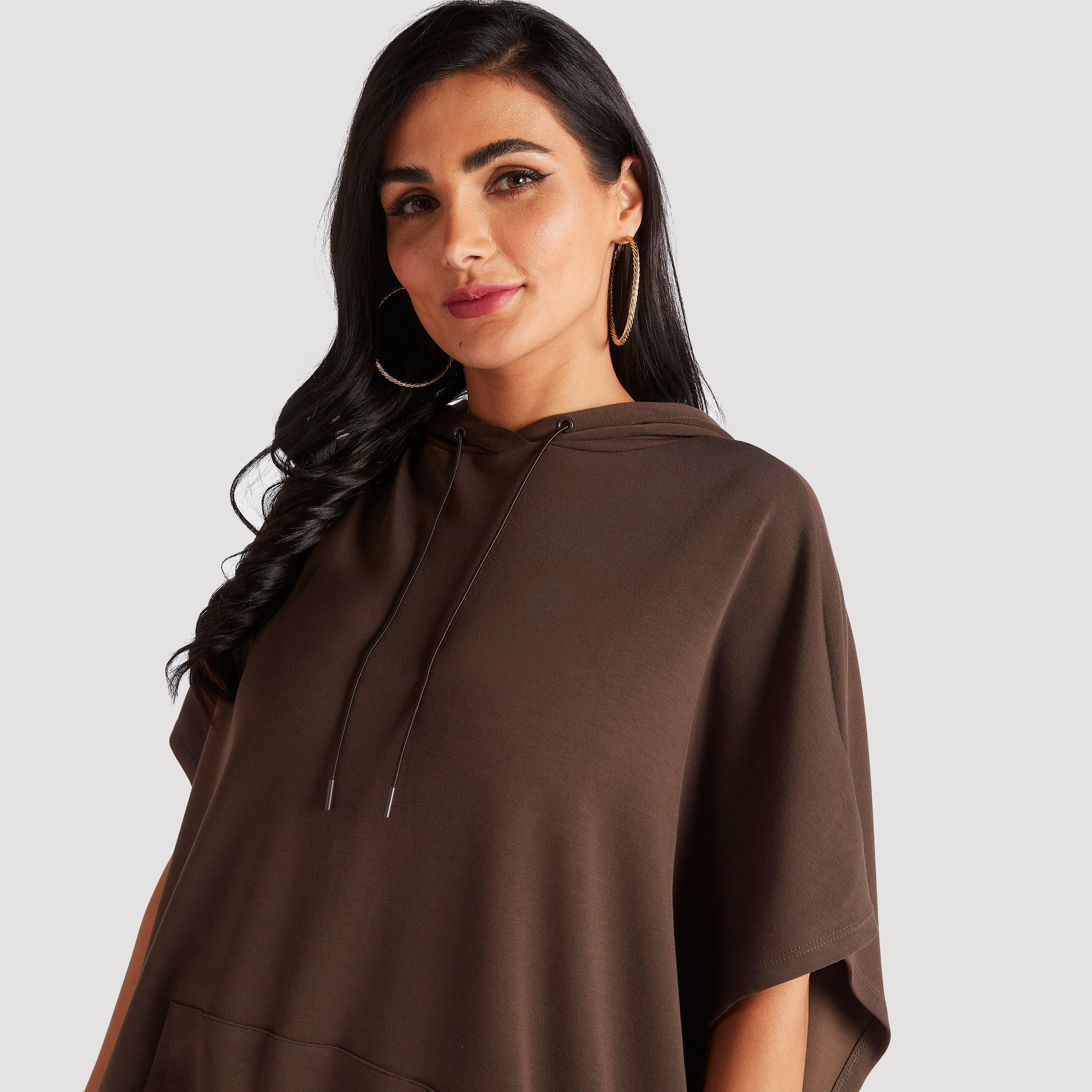 Solid Hoodie with Kangaroo Pocket-women-winterwear-hoodiesandsweatshirts-hoodies-image-3